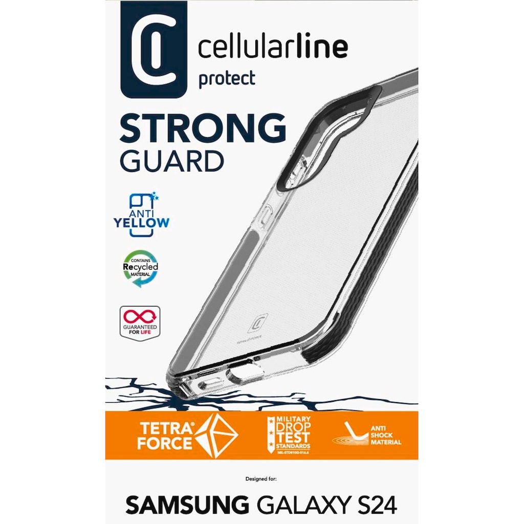 Cellularline Handyhülle »Hard Case Tetra Force für Samsung Galaxy S24«