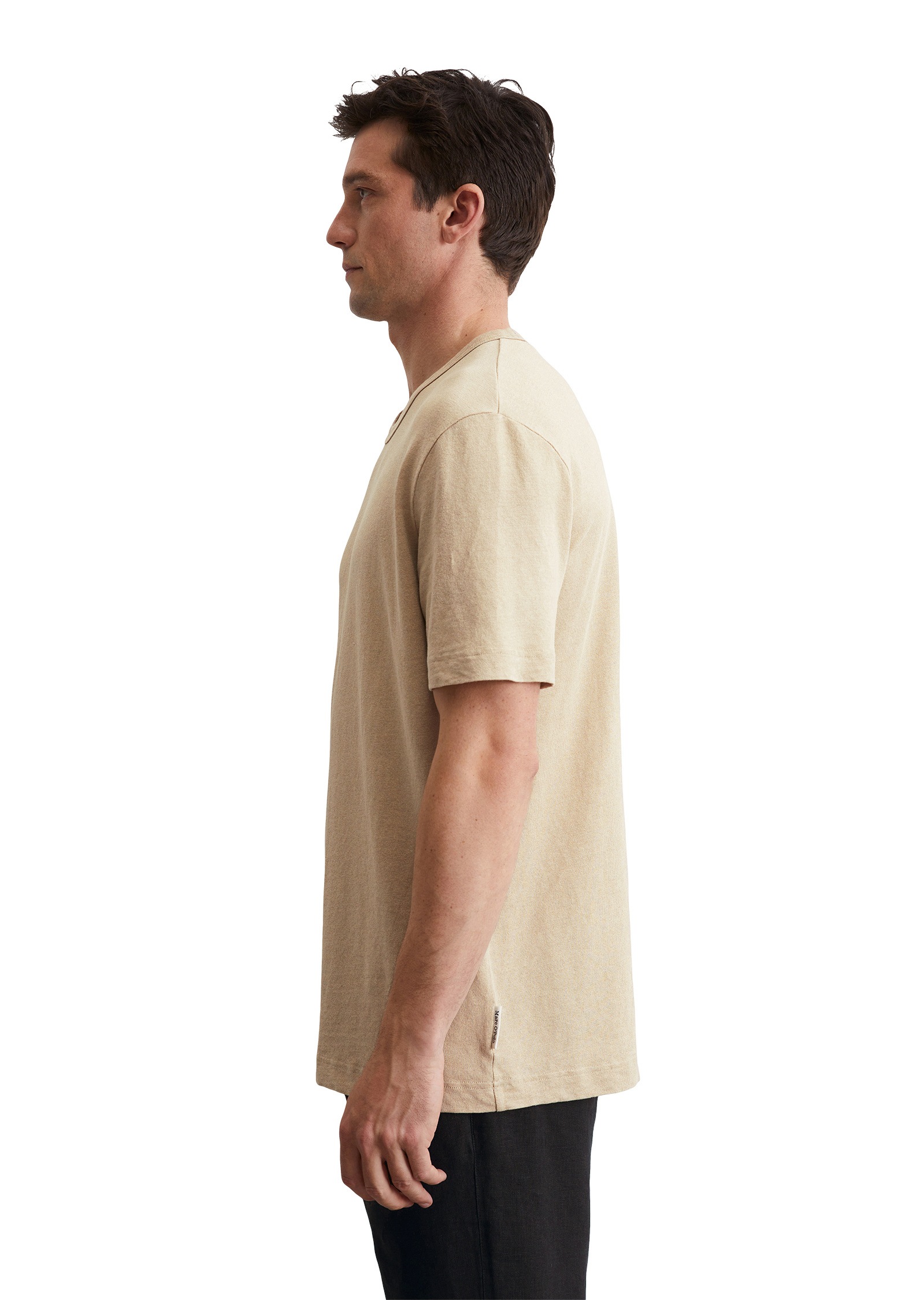 Marc O'Polo T-Shirt »aus Leinen mit Bio-Baumwolle«