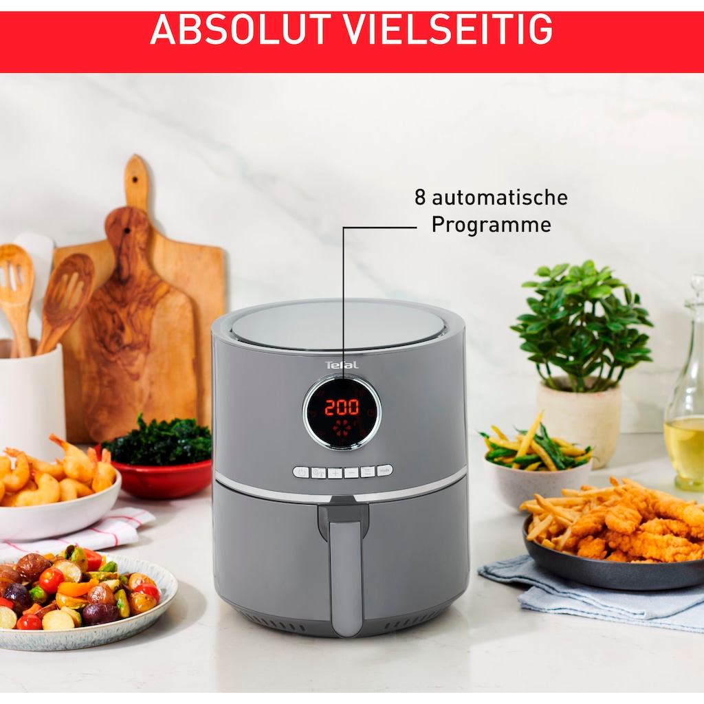 Tefal Heißluftfritteuse »EY111B Ultra Fry Digital«, 1400 W, 8 Programme, gesund, frittieren ohne Öl, 4,2 L, digitales Display