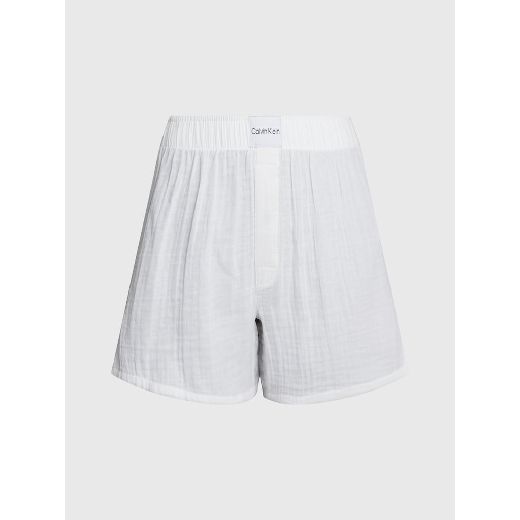 Calvin Klein Underwear Pyjamashorts »BOXER SLIM«, mit Markenlabel auf dem Bund