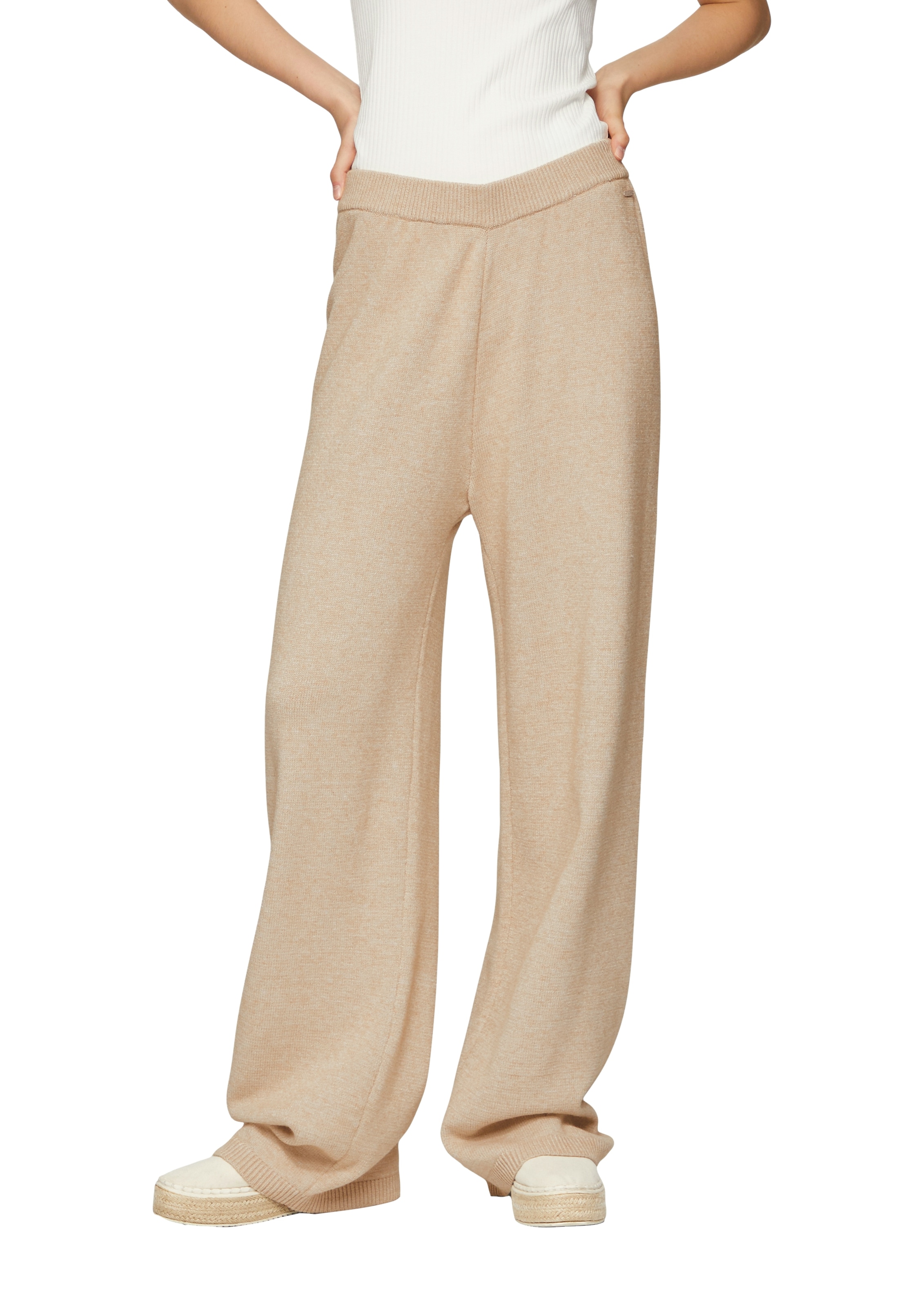 QS Stoffhose, Sommerhose mit elastischem Bund günstig online kaufen