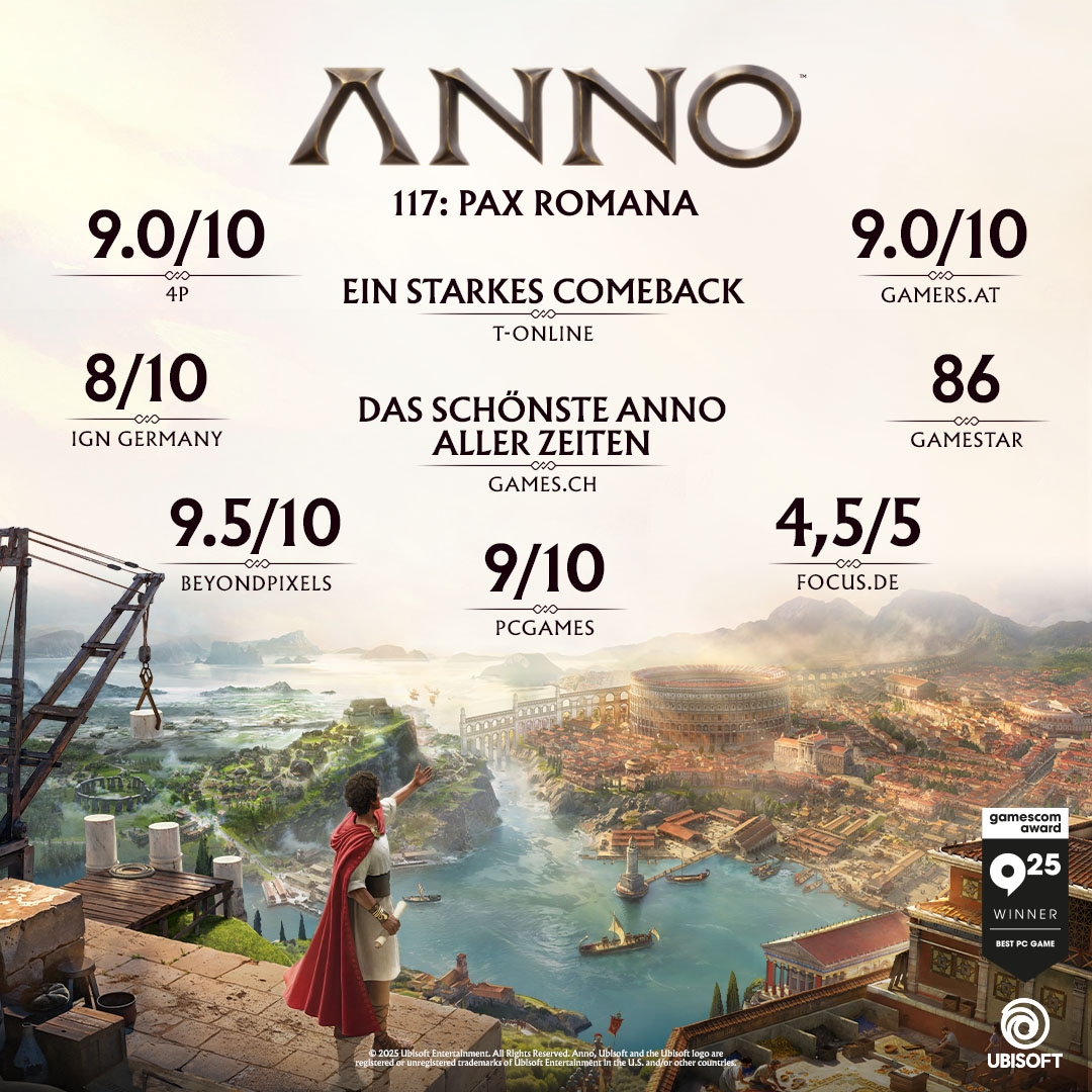 UBISOFT Spielesoftware »Anno 117 Pax Romana« PlayStation 5