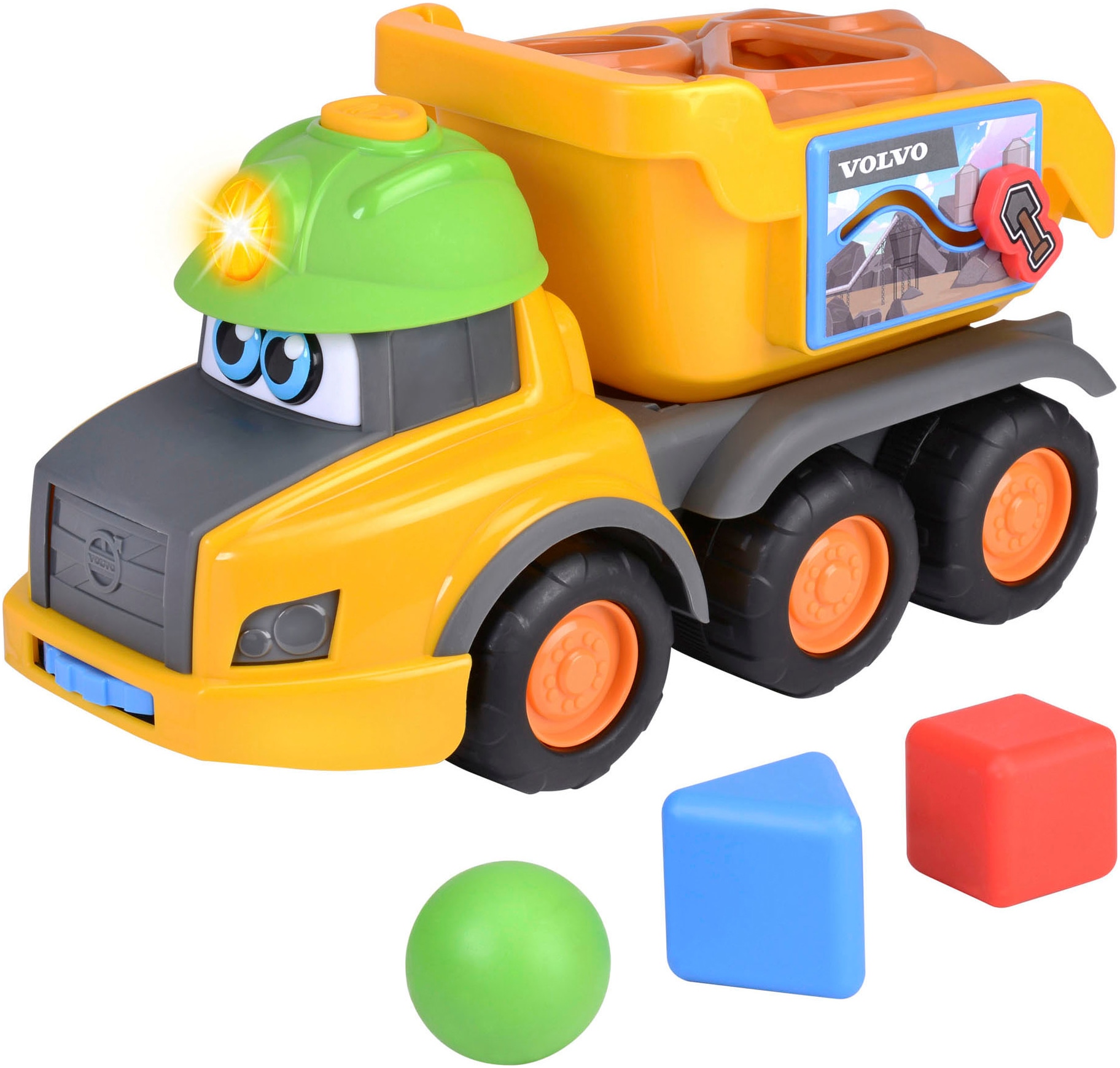 Dickie Toys Steckspielzeug »ABC Harry Hauler Sortierfahrzeug«, mit Licht- und Soundeffekt