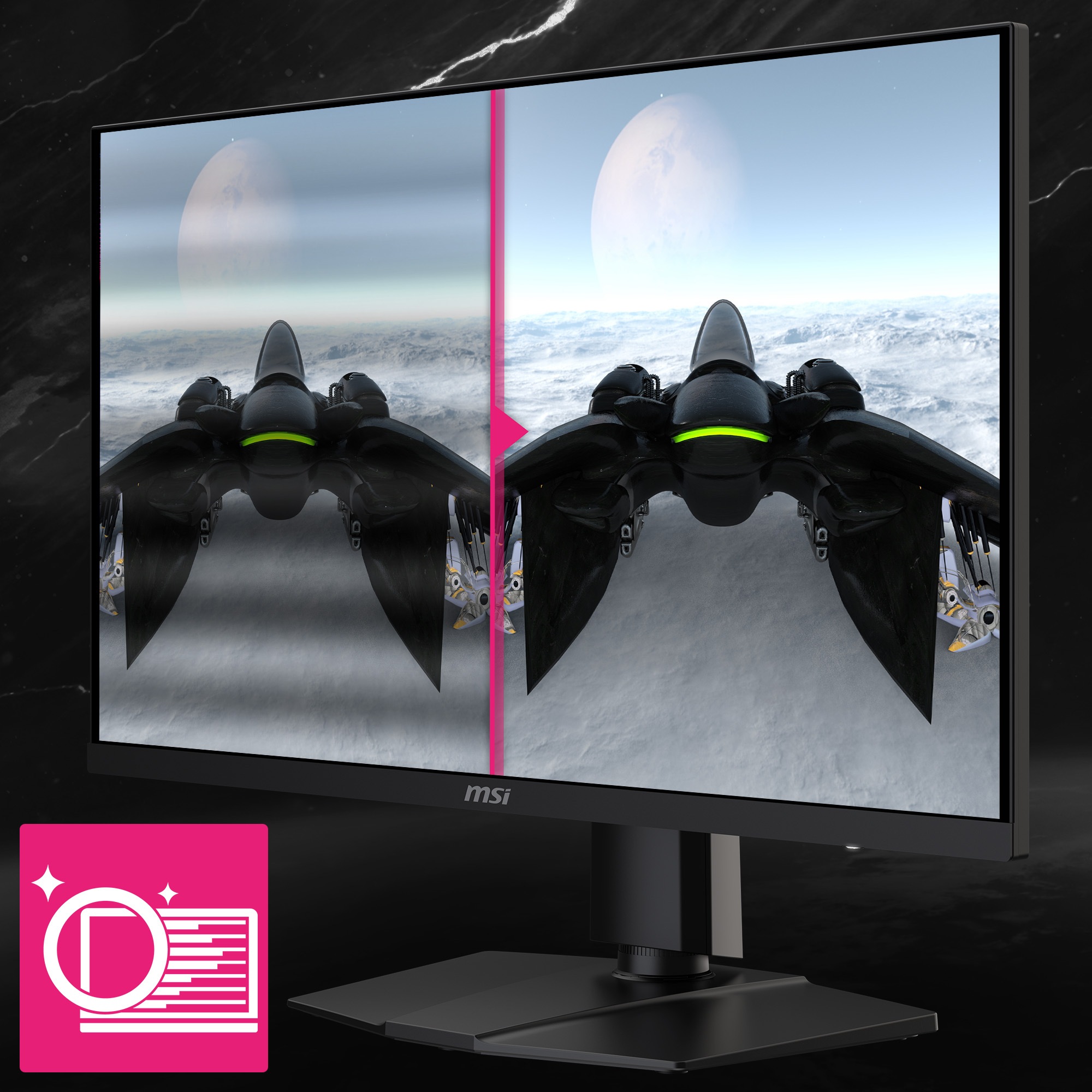 MSI Gaming-Monitor »MPG 274URF QD«, 69 cm/27 Zoll, 3840 x 2160 px, 4K Ultra HD, 0,5 ms Reaktionszeit, 160 Hz, 5-Wege Joystick Navigation