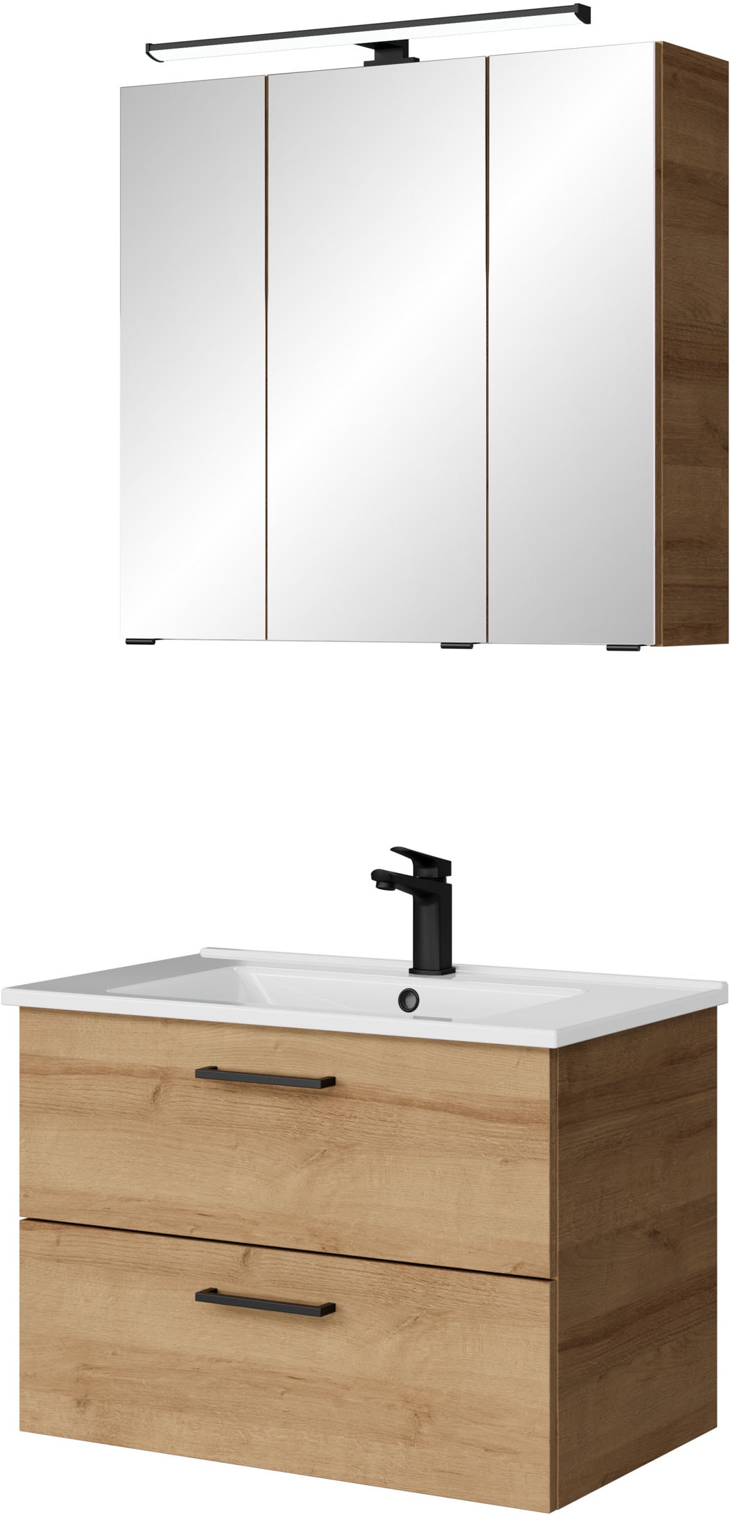 Saphir Badezimmer-Set "3-tlg., mit Soft-Close Türen" 3 Stk. tlg.