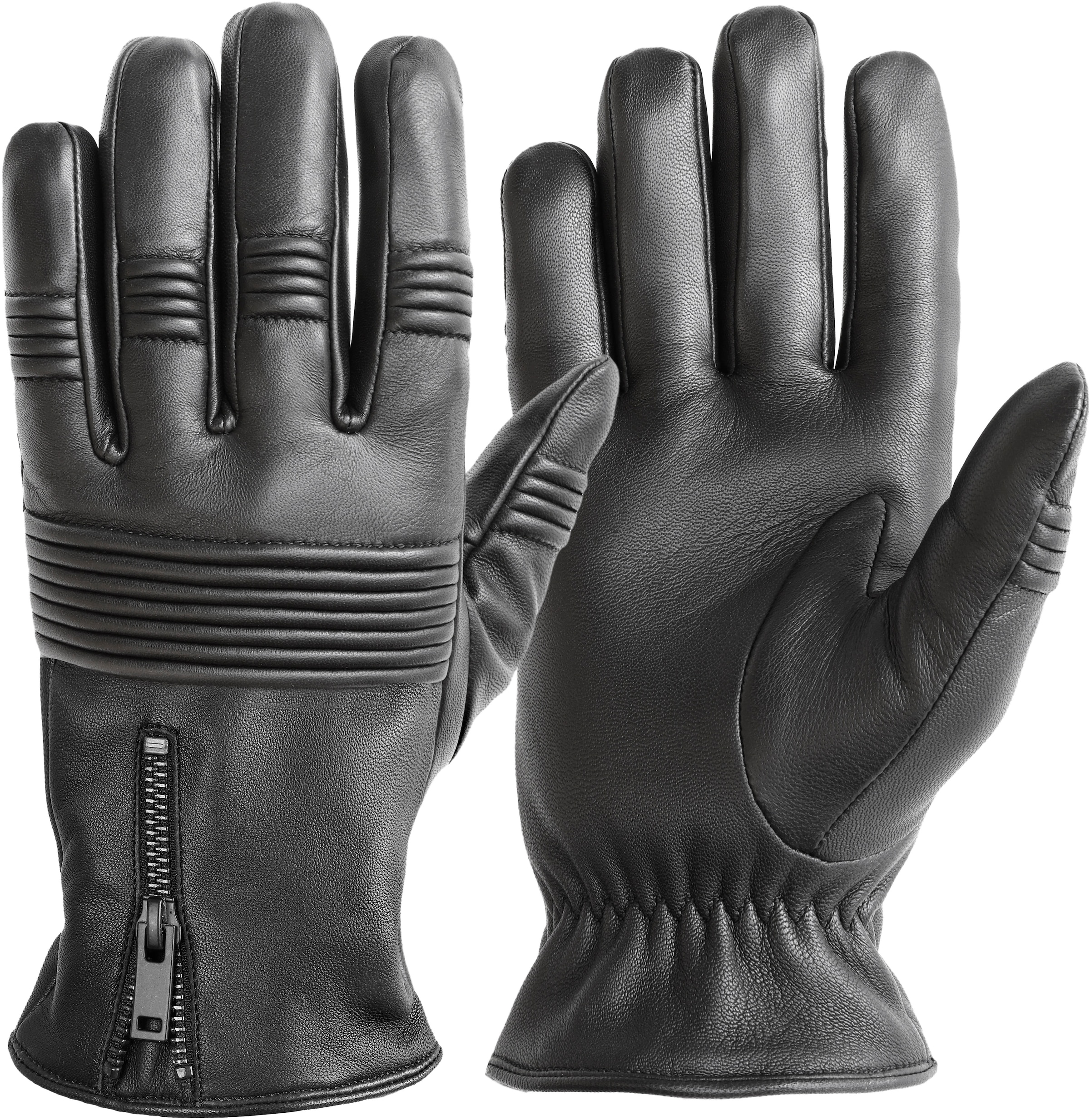 PEARLWOOD Lederhandschuhe, mit stilvollen Ziernähten günstig online kaufen