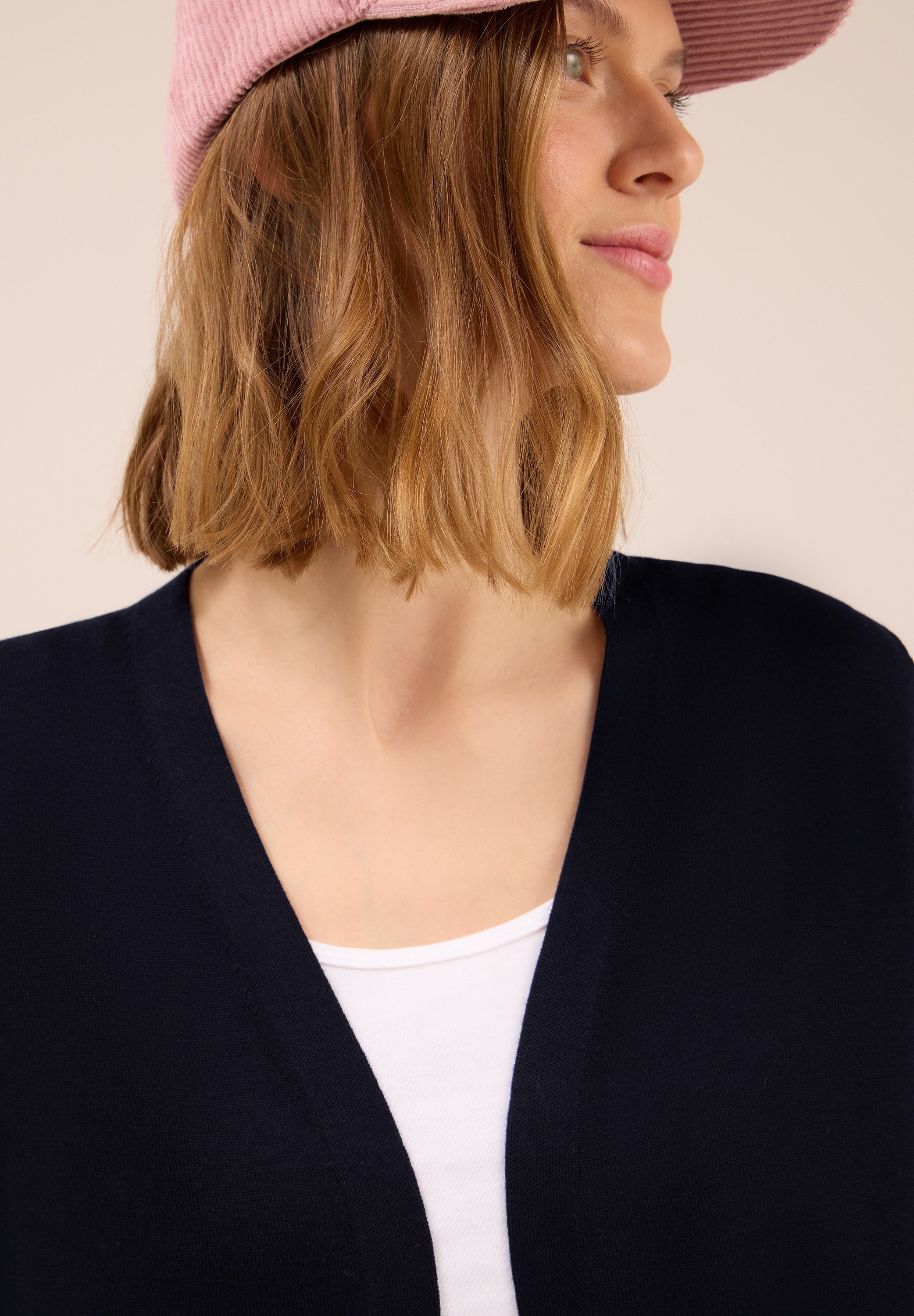 Thumbnail - Cecil Longstrickjacke softe Baumwollmischung