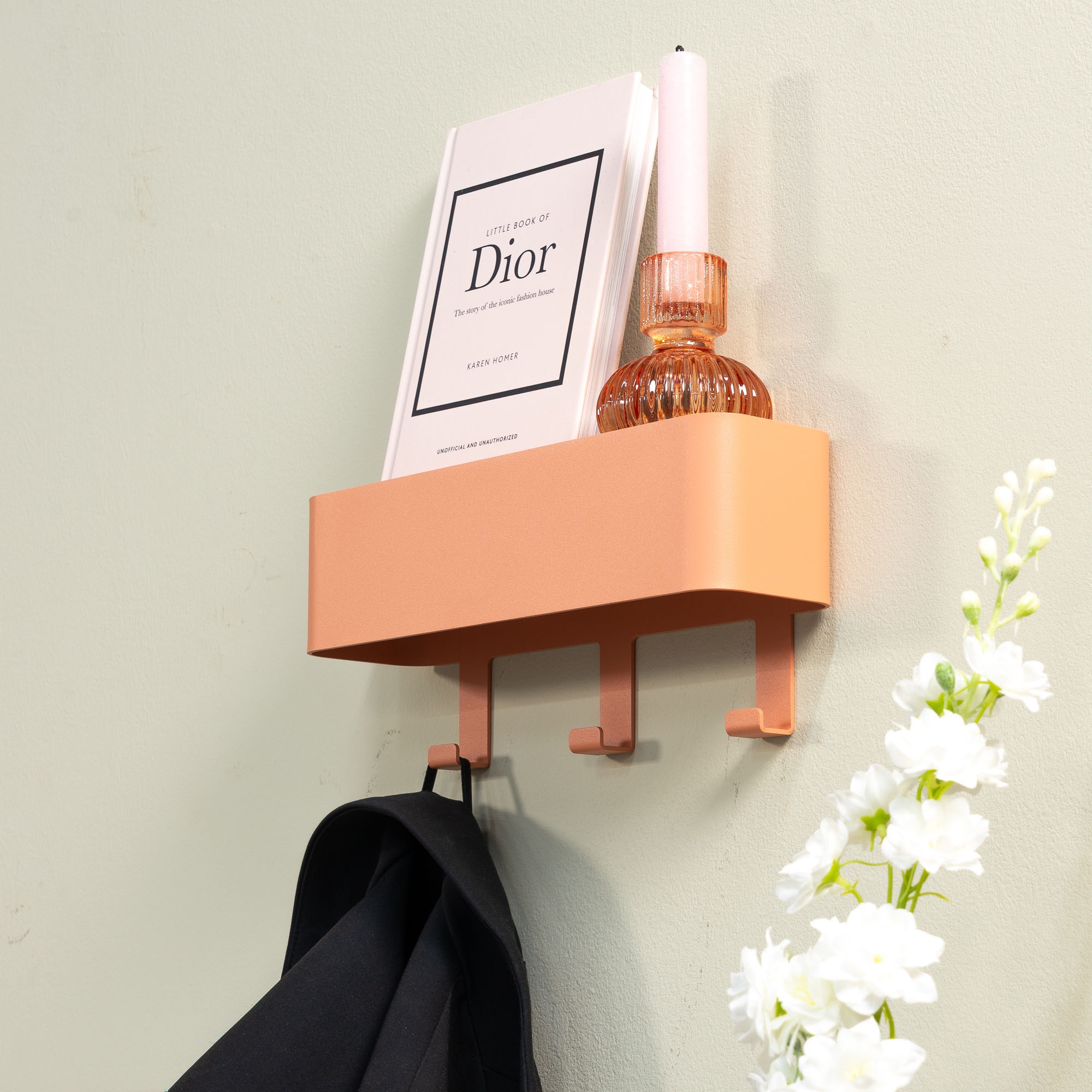 Spinder Design Garderobenhaken Metall, Breite 27 cm