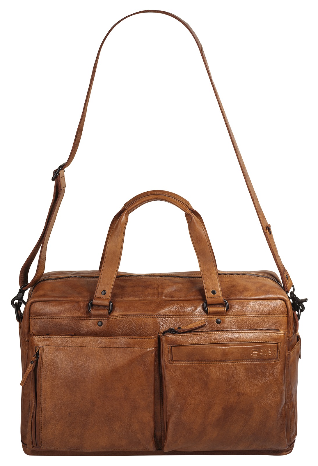 Spikes & Sparrow Reisetasche echt Leder