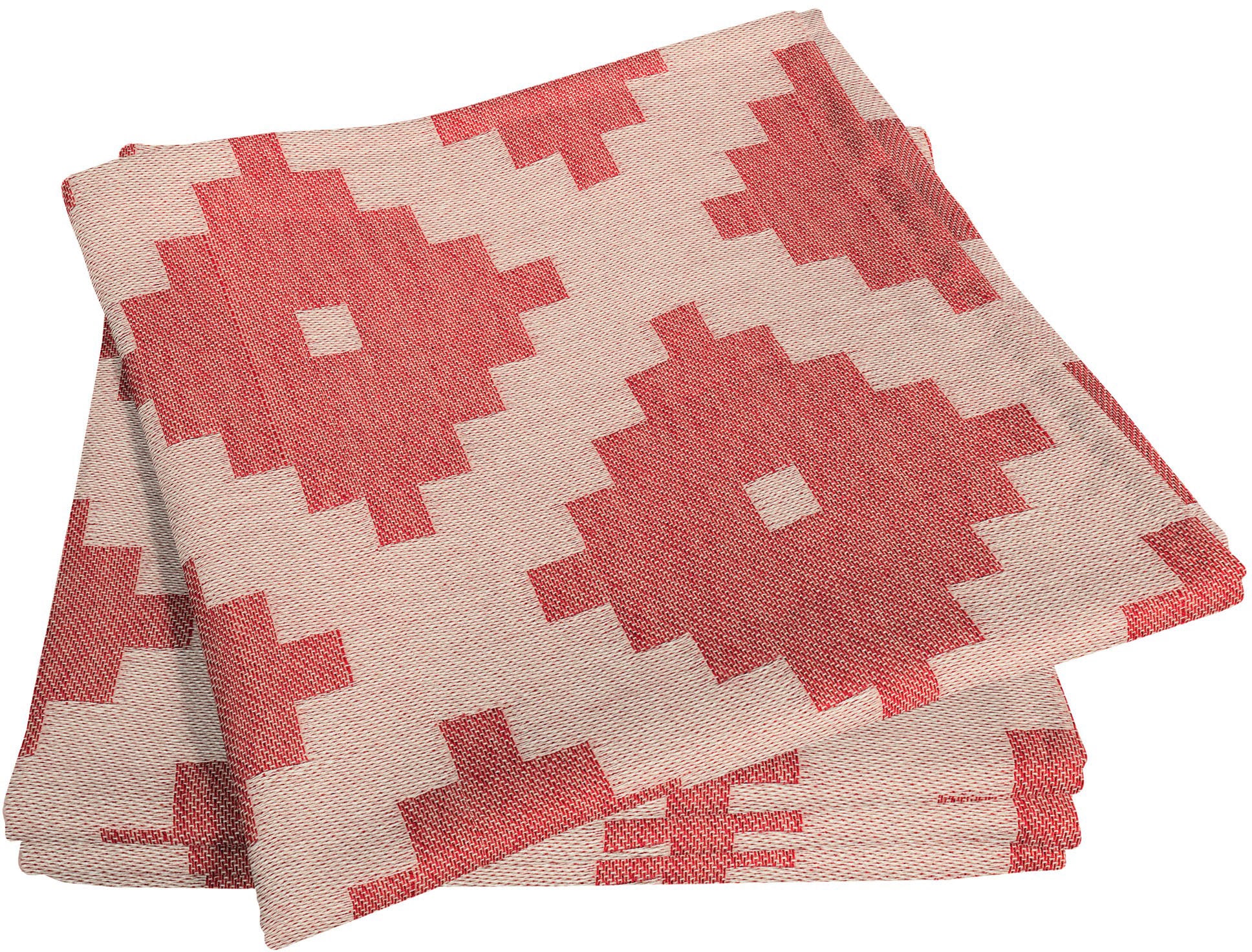 Stoffserviette ADAM "Maroccan Shiraz Light" Gr. 1, rot, B:30cm L:30cm, Obermaterial: 100% Baumwolle, Servietten