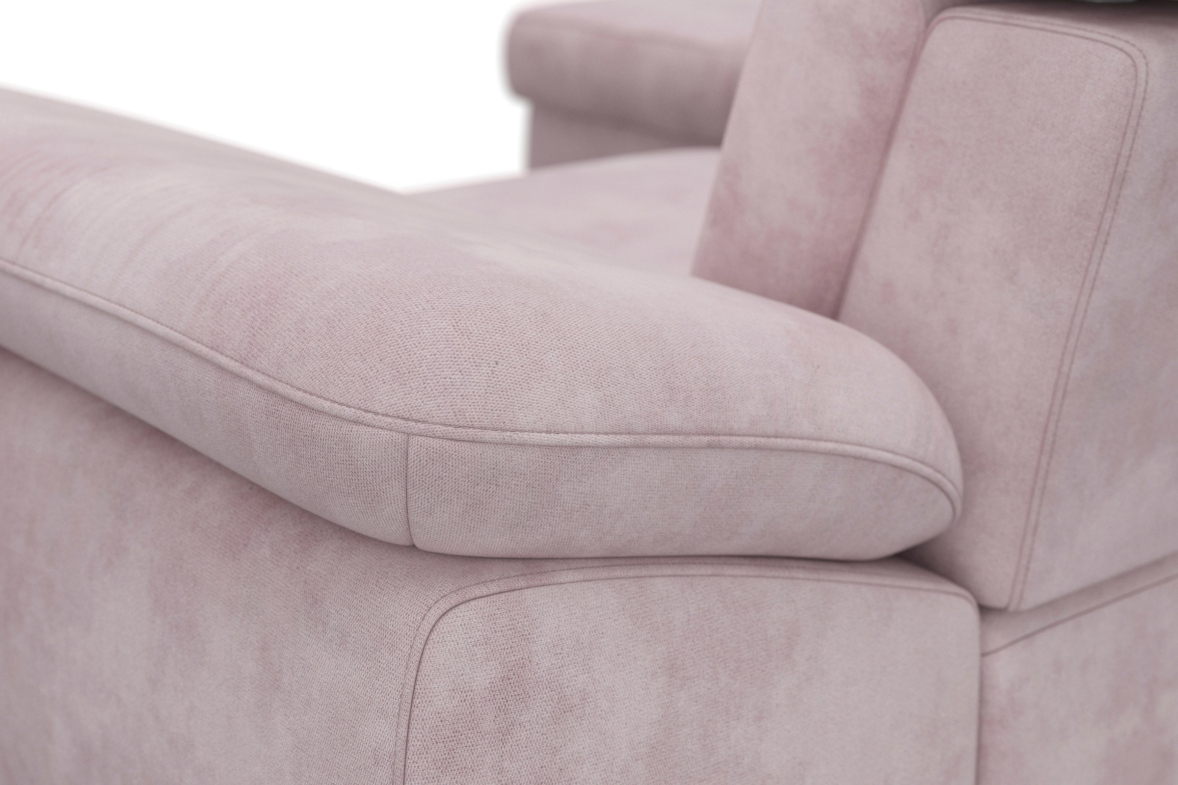 sit&more Ecksofa »Cabrio L-Form, mit Sitztiefenverstellung, Arm- und Kopfteilverstellung«, 3 Nierenkissen, Federkern, optional Bettfunktion und Stauraum