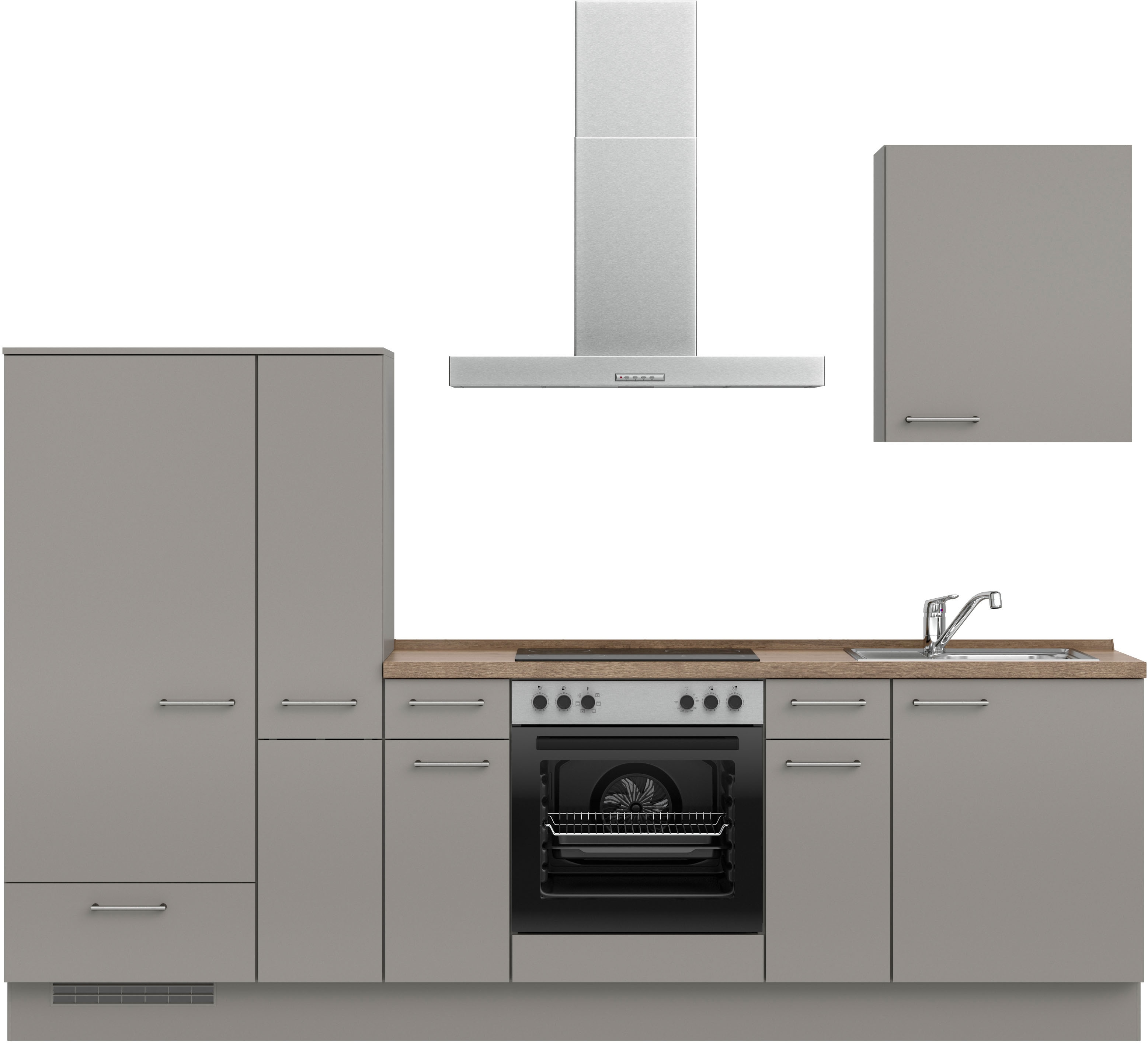 nobilia Küchenzeile ""Laser I", Ausrichtung wählbar, Breite 270 cm" vormont günstig online kaufen