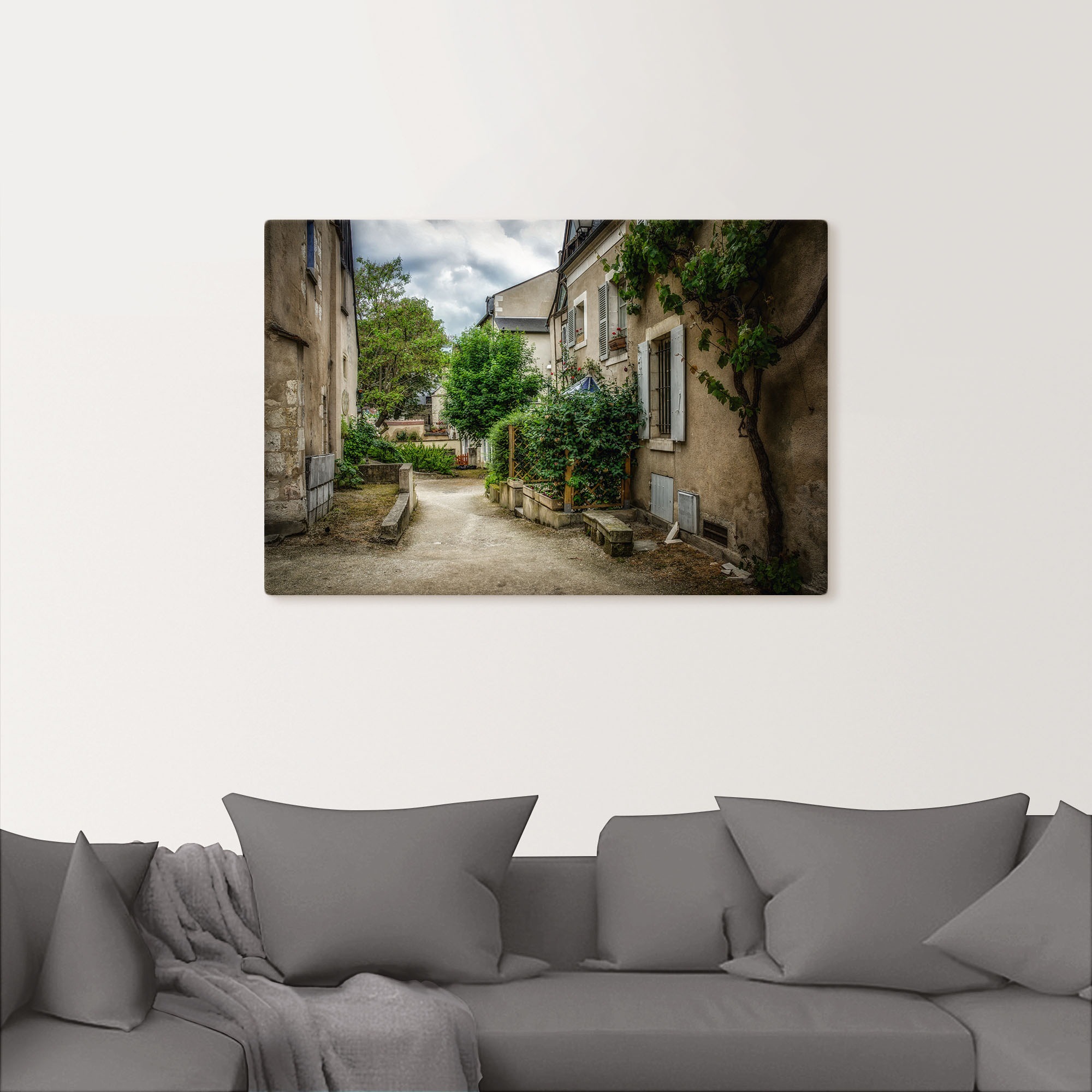 Artland Leinwandbild "Dorf in der Bretagne - Frankreich" Frankreich 1 Stk. günstig online kaufen