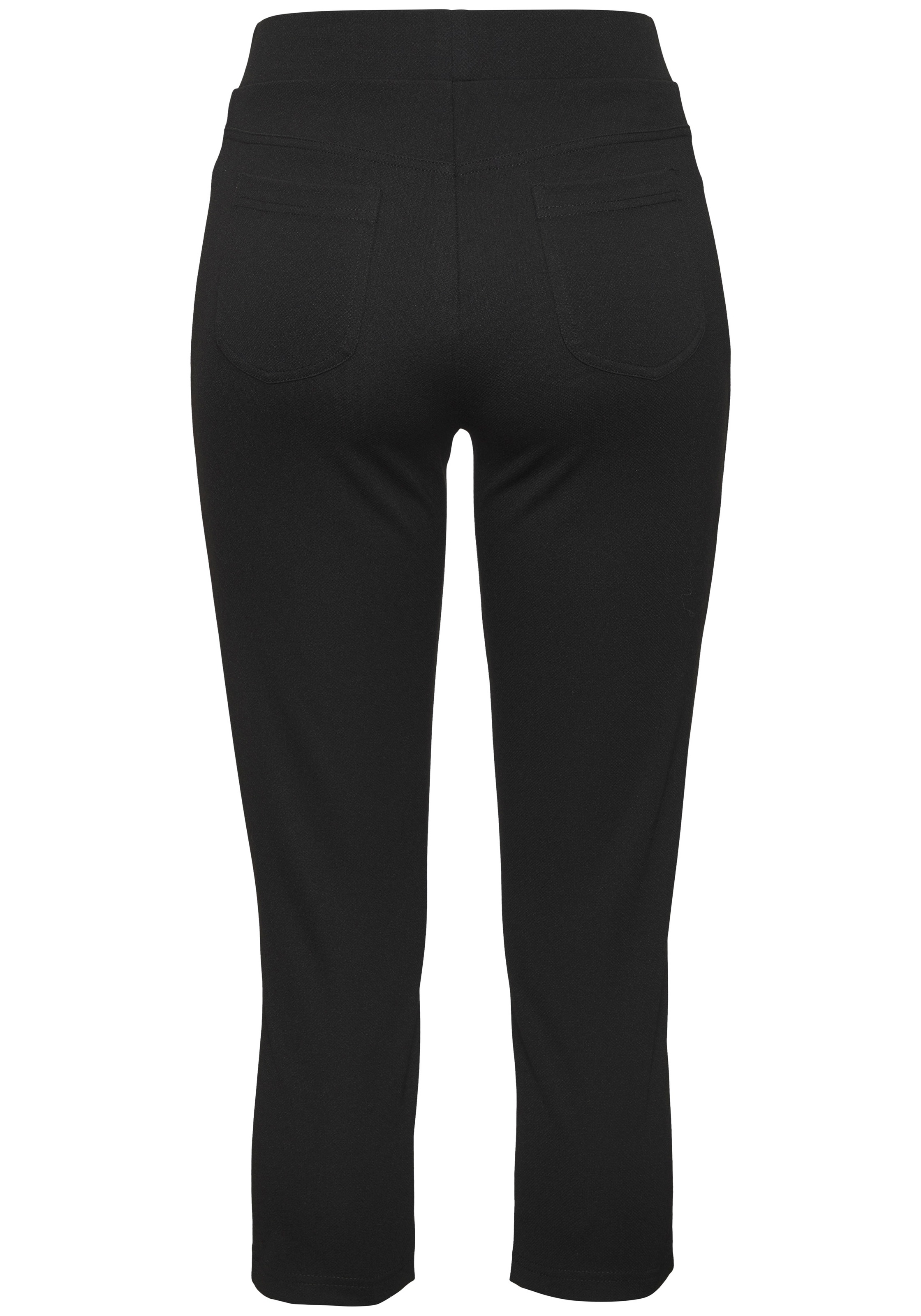 LASCANA Caprileggings »Schlupfhose«  mit Biese an den Beinen