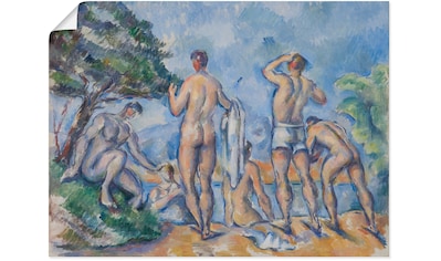 Kunstdruck »Badende. 1890-92«, Erotische Bilder, (1 St.)