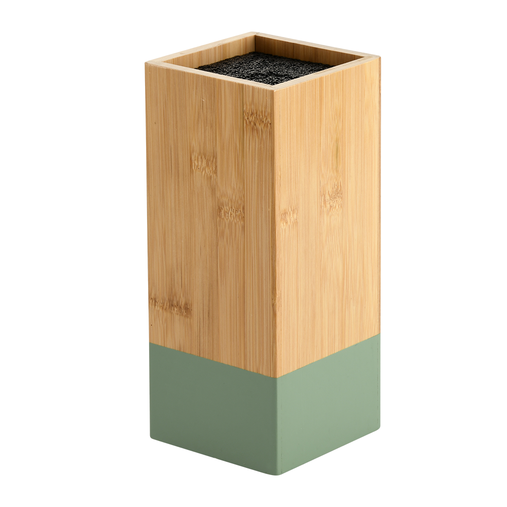 KESPER Messerblock "Messerhalter mit Kunststoffborsten zum variablen Platzieren der Messer", B:10cm H:23cm, grün, Messerblöcke, aus