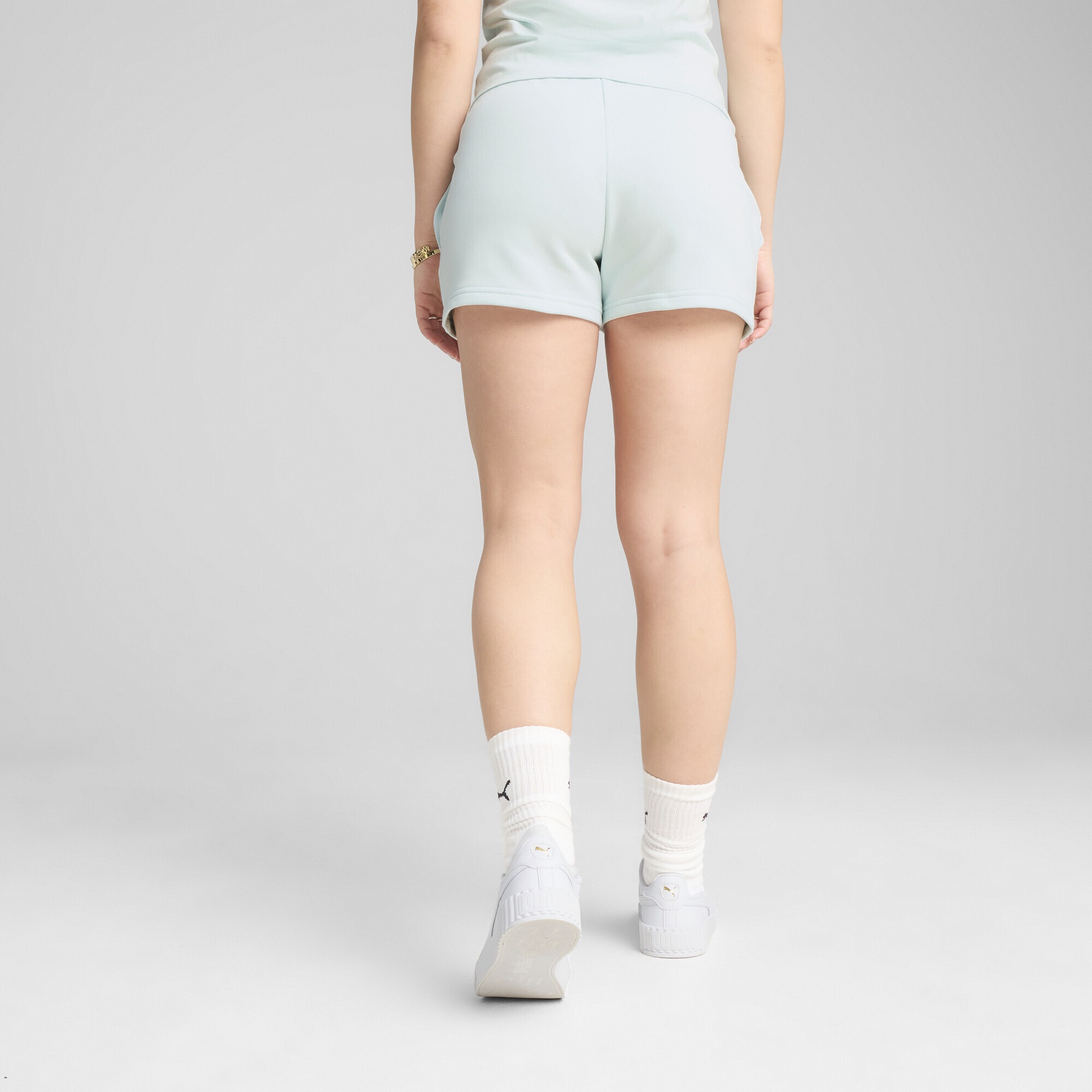 PUMA Sporthose »ESS Small No. 1 Logo 4'' Shorts Damen«