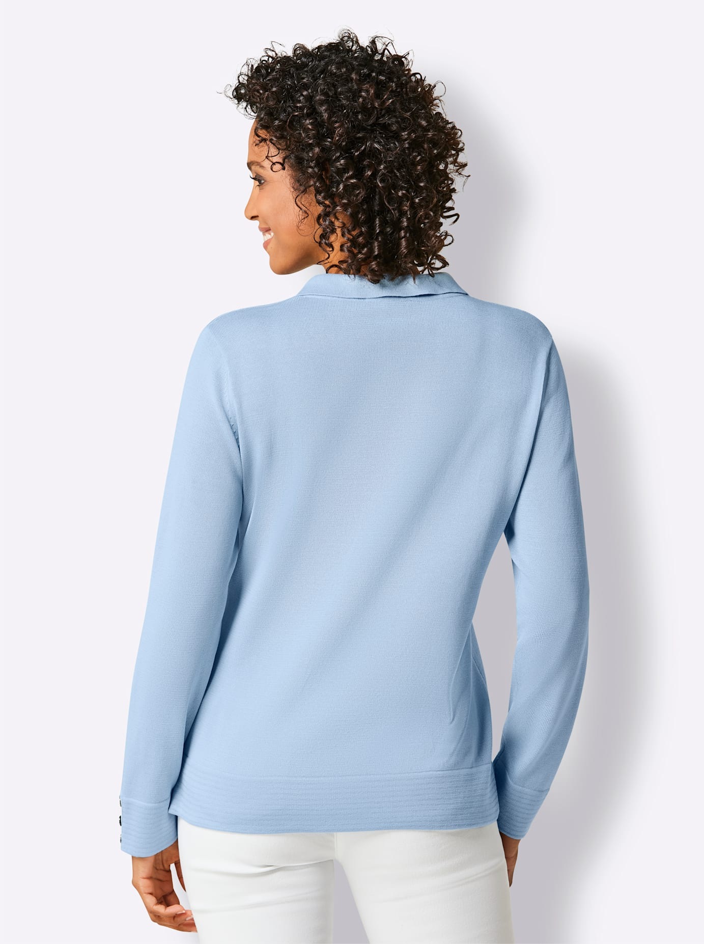 CREATION L PREMIUM Polokragenpullover »Baumwoll-Pullover«
