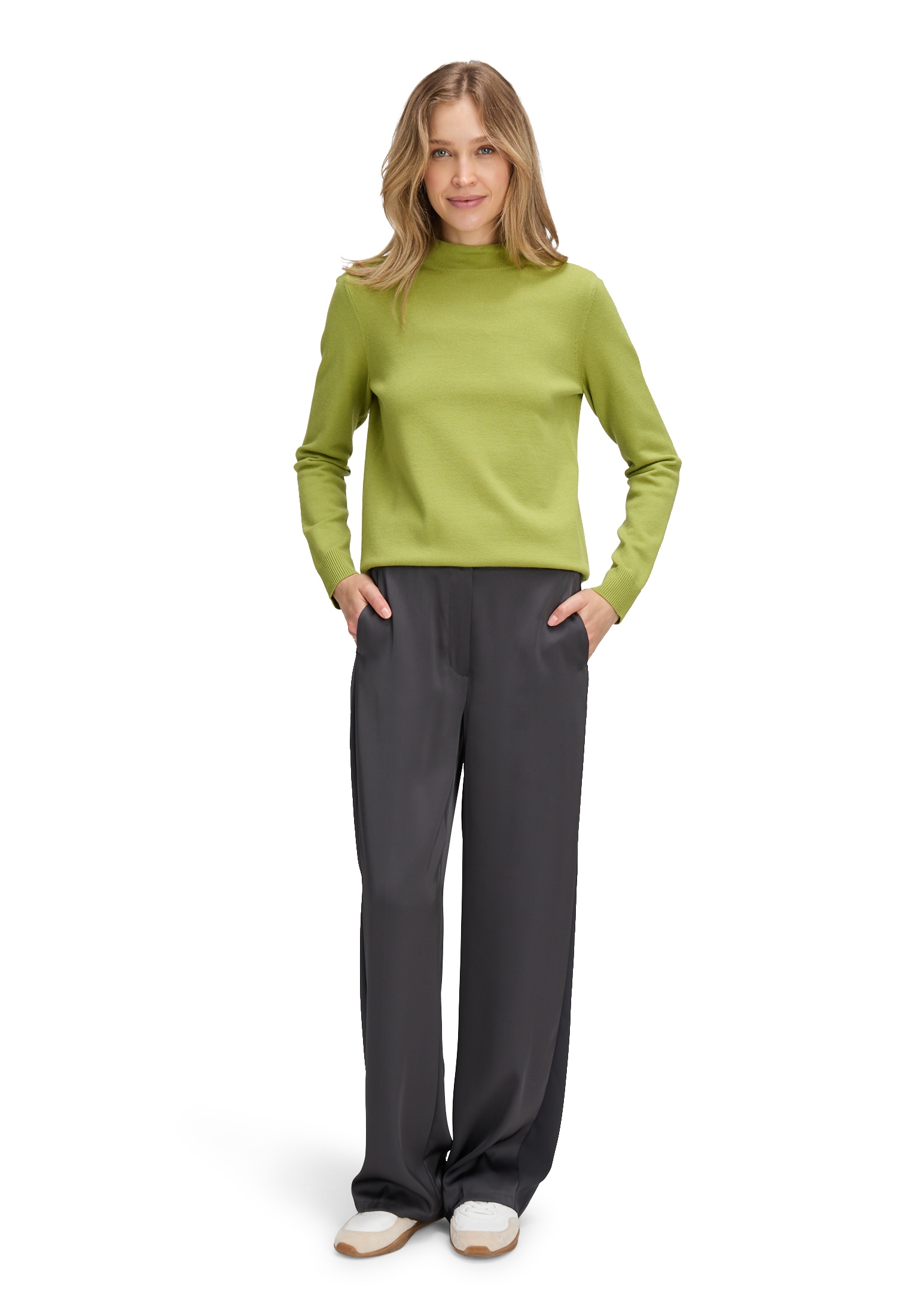 Betty Barclay Strickpullover »Damen Basic-Strickpullover mit Stehkragen« 1 Stk. tlg.