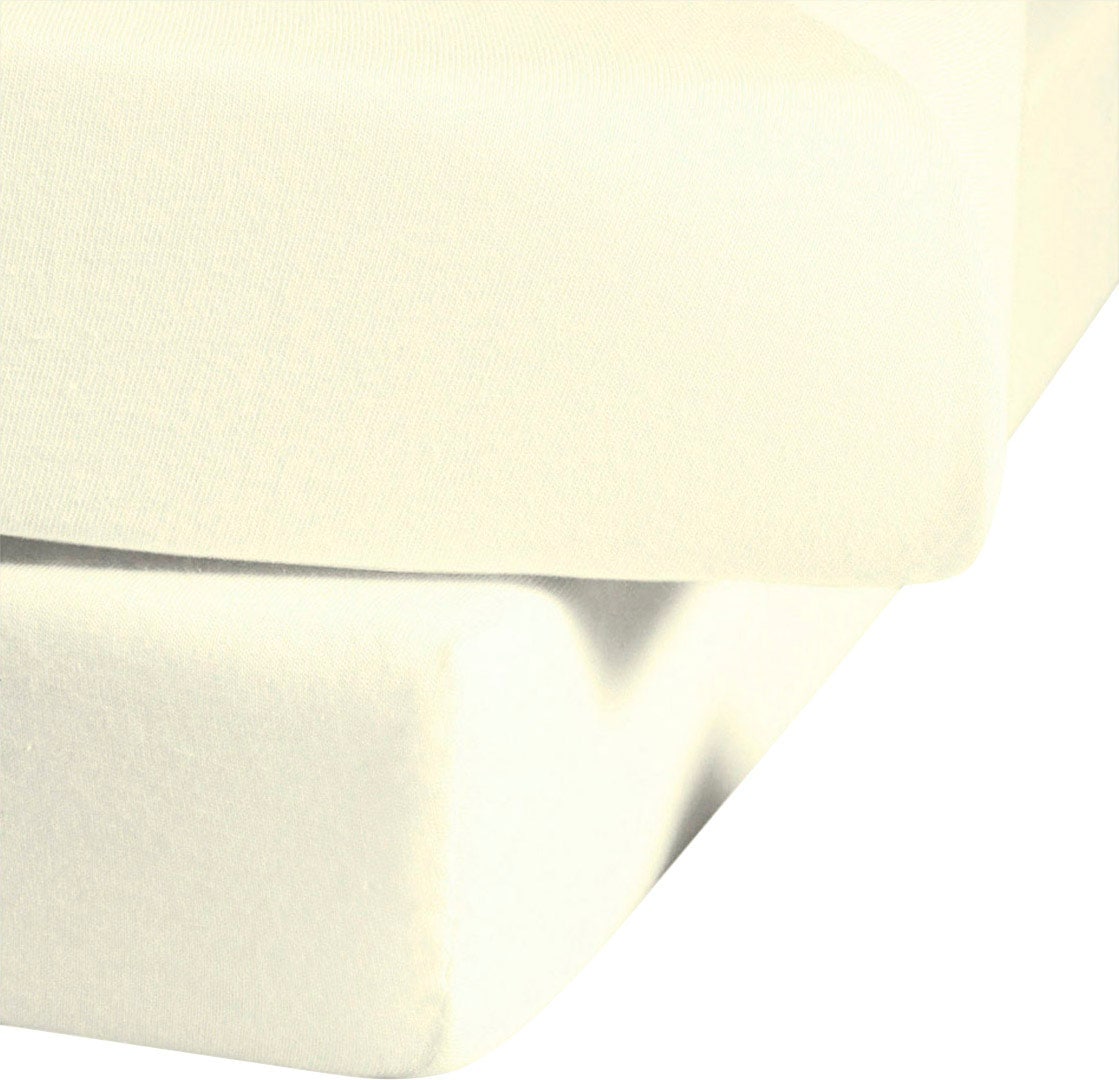 fleuresse Spannbettlaken "Ines hochwertiger Jersey aus reiner Baumwolle," a günstig online kaufen