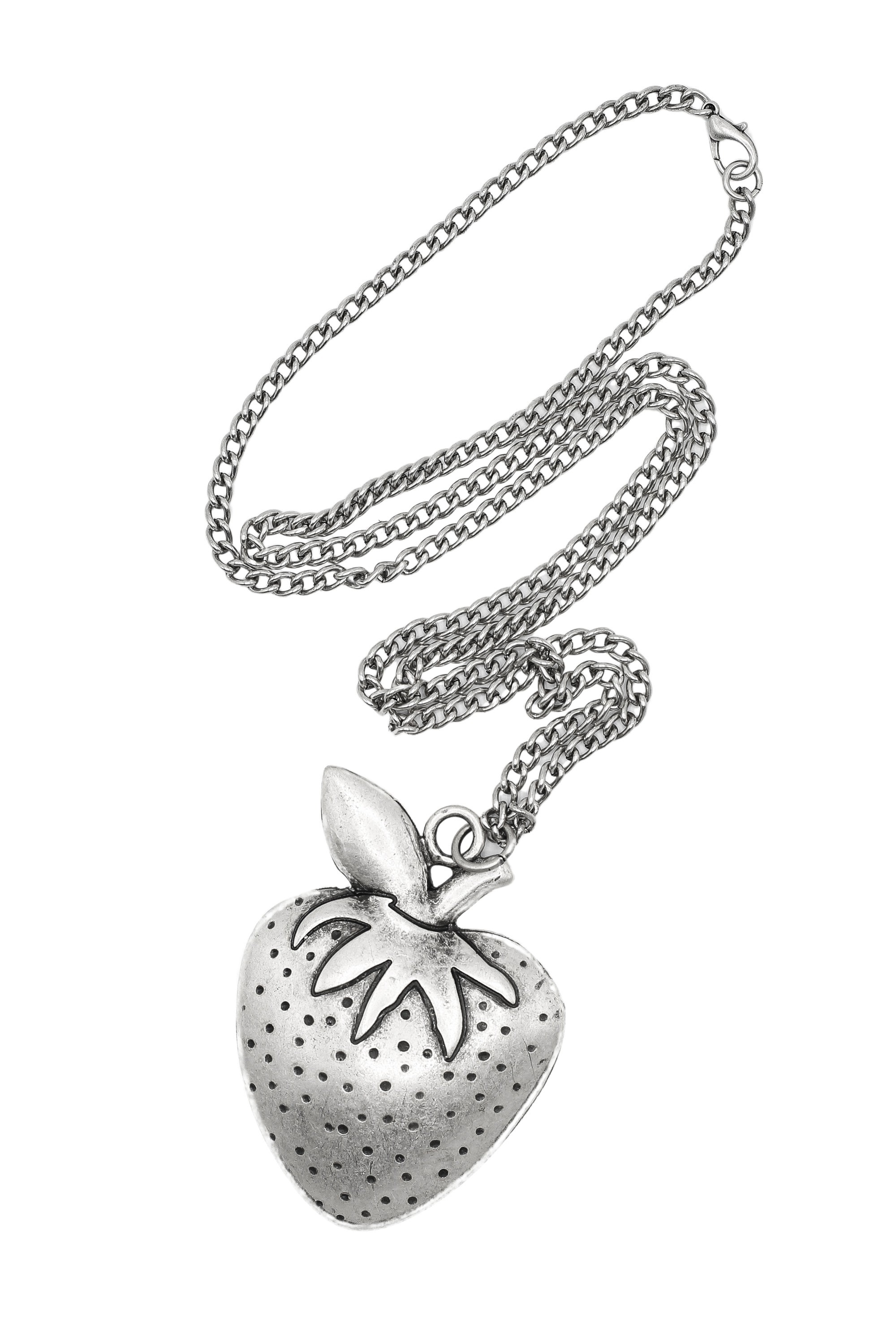 COLLEZIONE ALESSANDRO Lange Kette »Erdbeere«, mit XL Erdbeer Anhänger