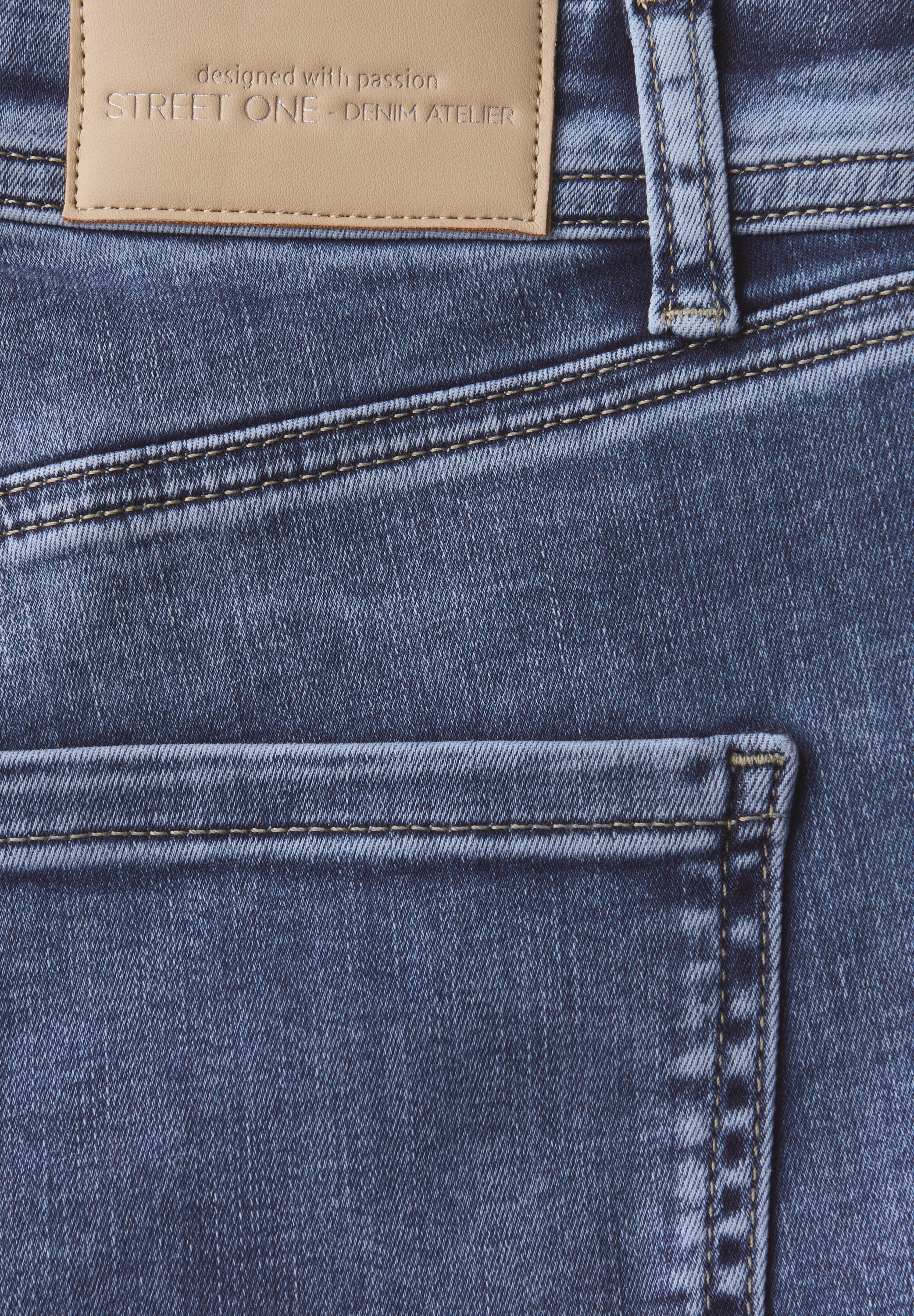 STREET ONE Comfort-fit-Jeans, Middle Waist
