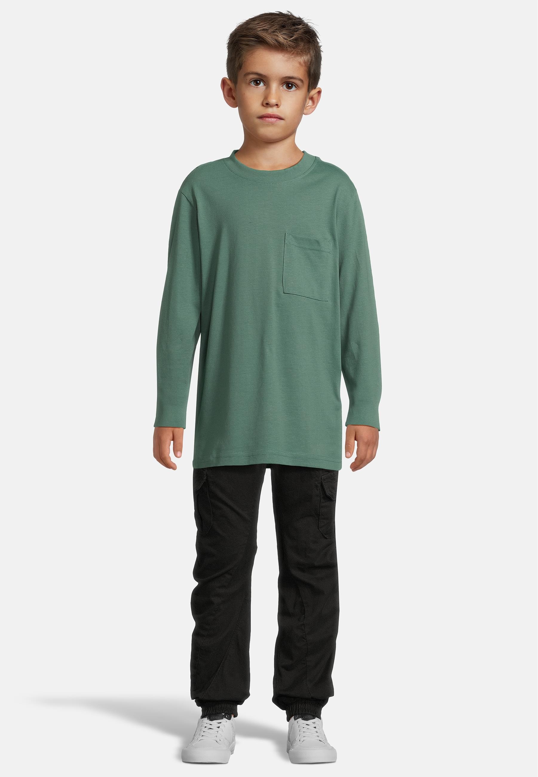 URBAN CLASSICS Longsleeve »Urban Classics Boys Heavy Oversized Pocket Longsleeve 3 Pack«, (1 tlg.)