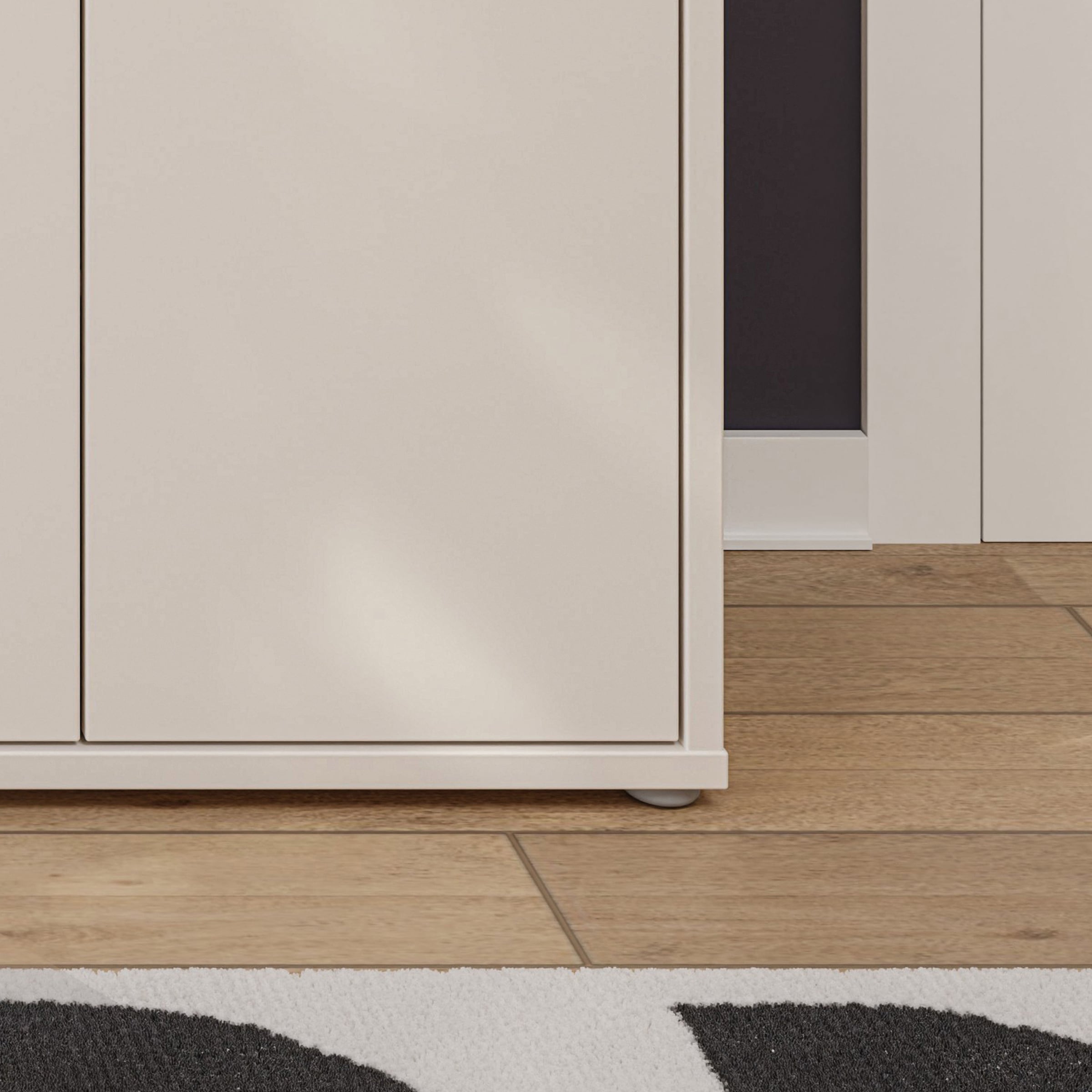 FORTE Schuhschrank B/H/T 74,5/99,1/34,9 cm Push to open, 12 Paar Schuhe