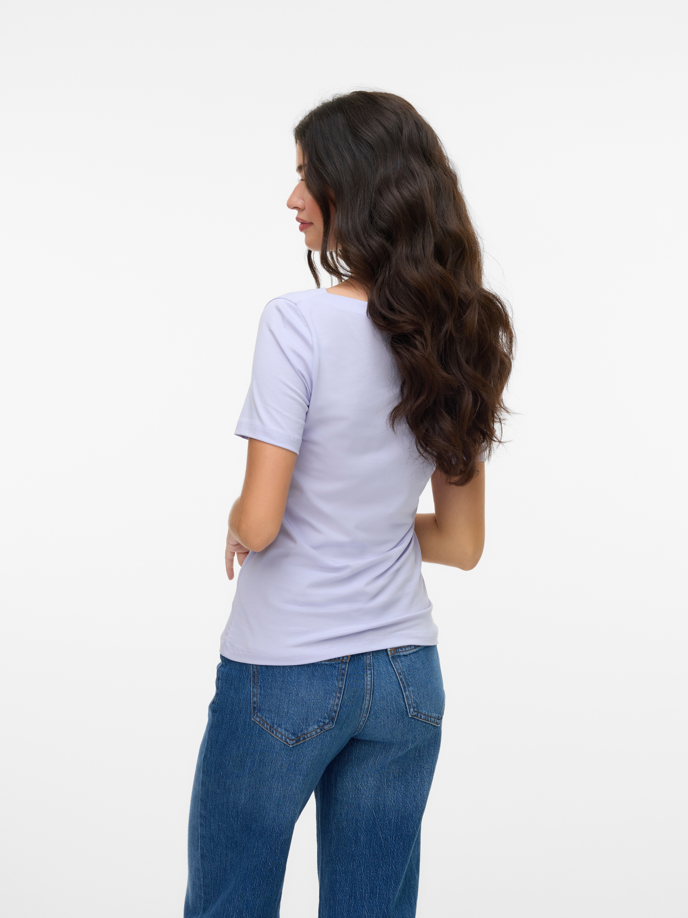 Vero Moda Kurzarmshirt »VMPANDA MODAL S/S TOP NOOS«