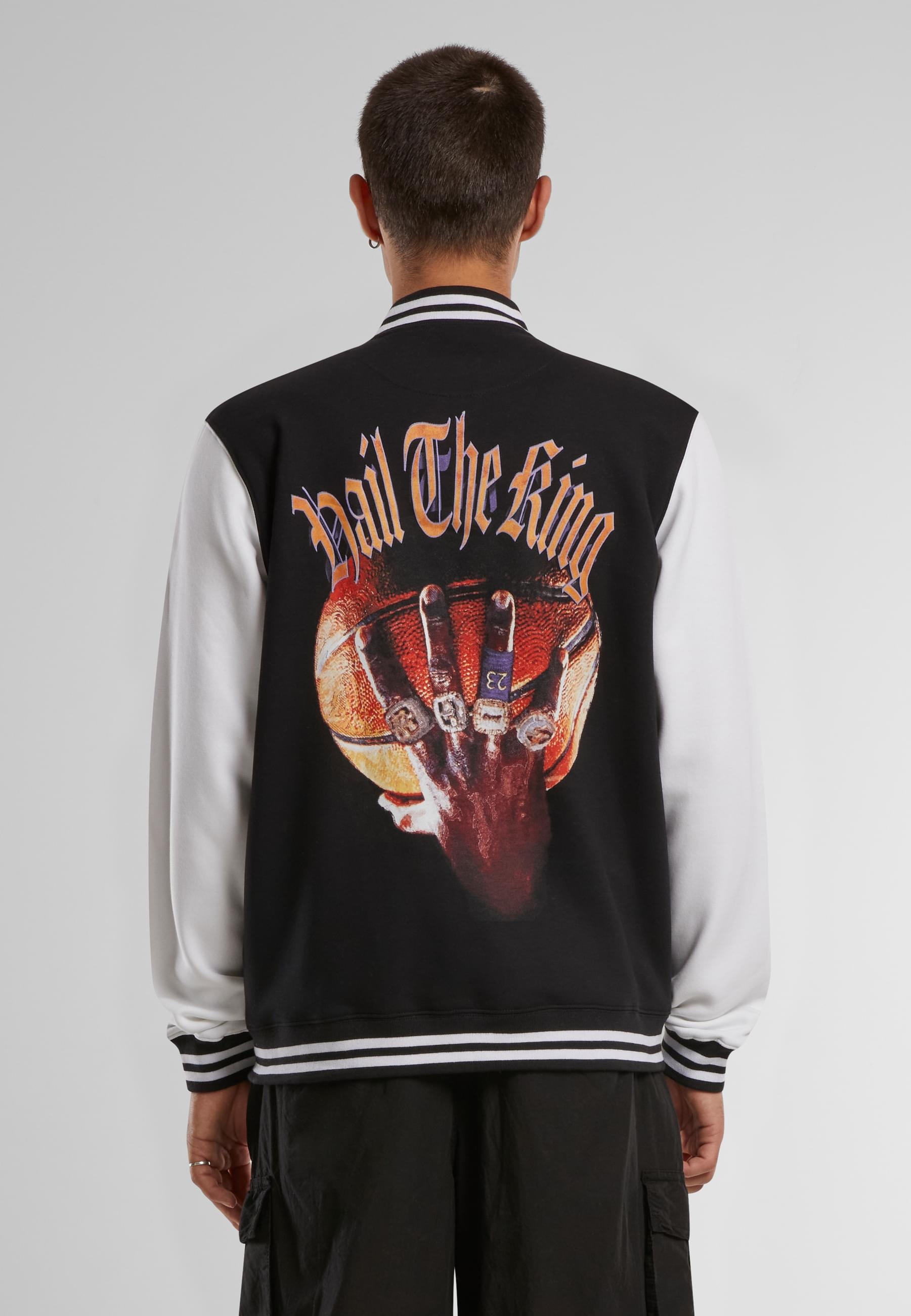 MisterTee Collegejacke »MisterTee Herren Haile The King College Jacket«, (1 St.), ohne Kapuze