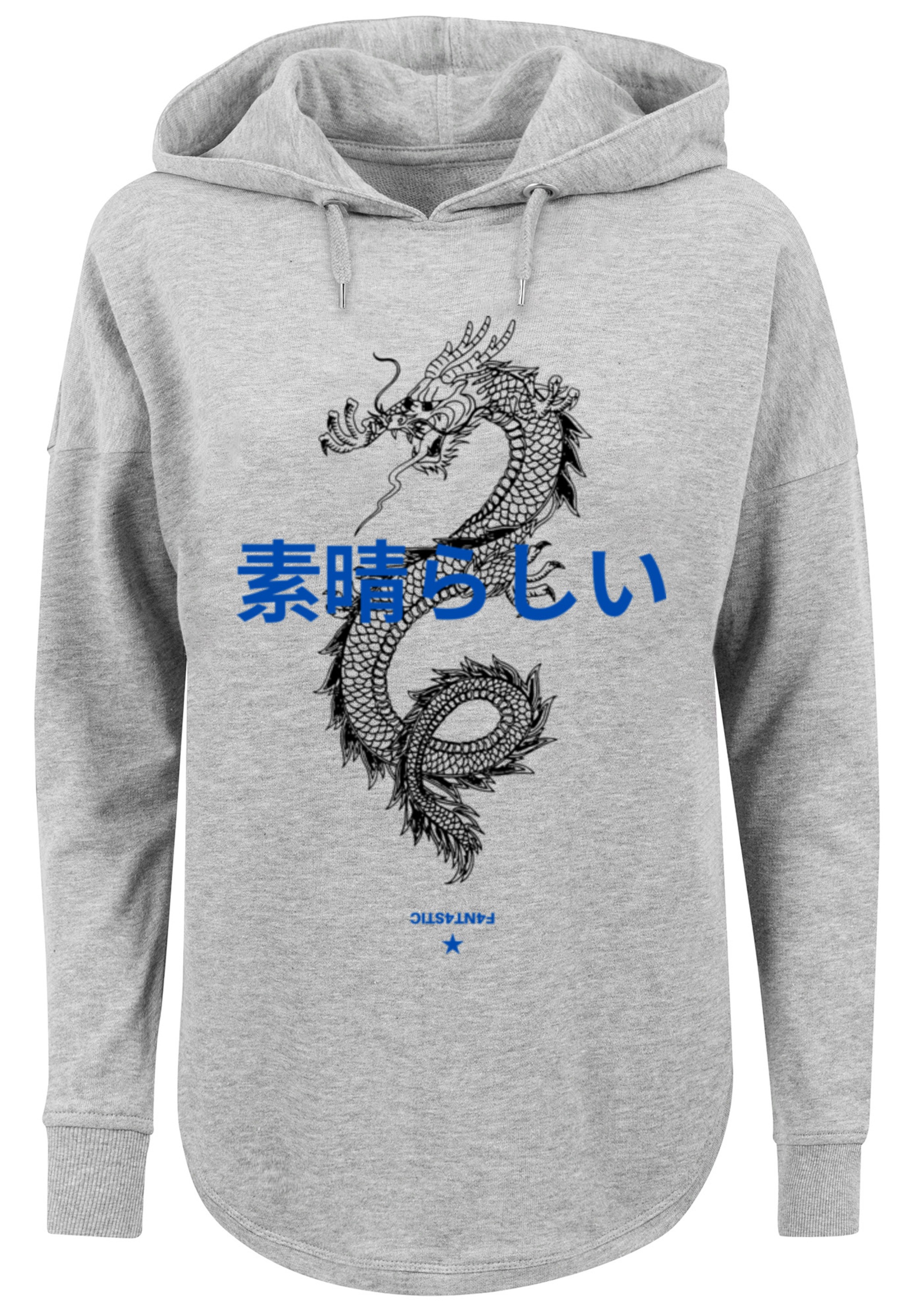 F4NT4STIC Kapuzenpullover »Drache Japan«, Print