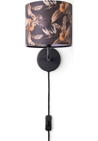 Paco Home Wandleuchte »Luca Flower« Stofflampe B...