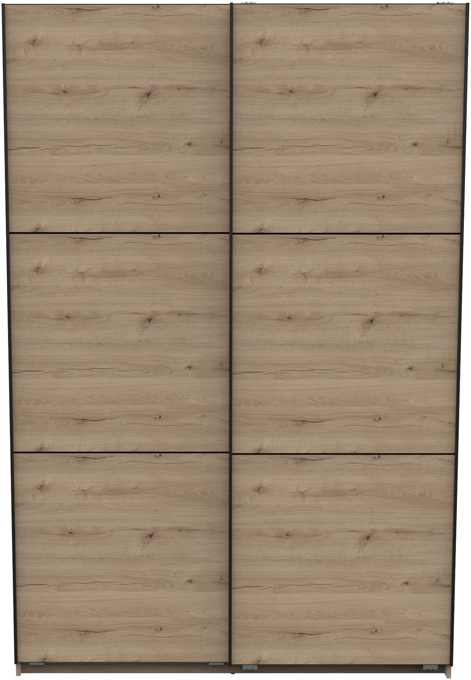 Demeyere GROUP Schiebetürenschrank »Alhambra«, (B/H/T ca. 148/224/60cm), viel Stauraum, 2 Kleiderstangen aus Stahl, viele Ablageflächen