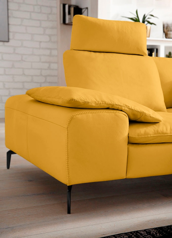 W.SCHILLIG Ecksofa »valentinoo, Designsofa, elegant und bequem, L-Form«, (Set), mit Sitztiefenverstellung, Breite 318 cm