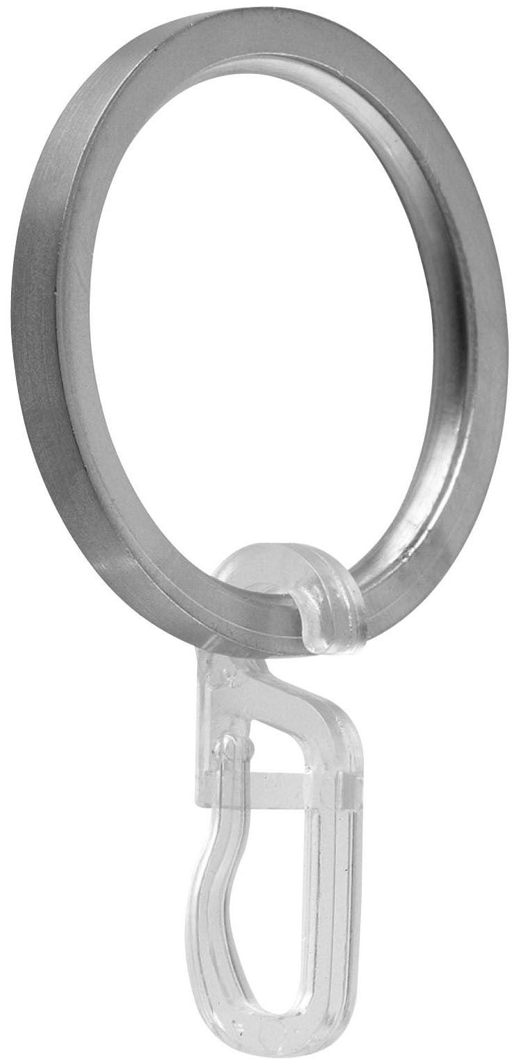 GARESA Gardinenring "Flachring mit Haken" für Durchmesser bis 20mm, einfach günstig online kaufen