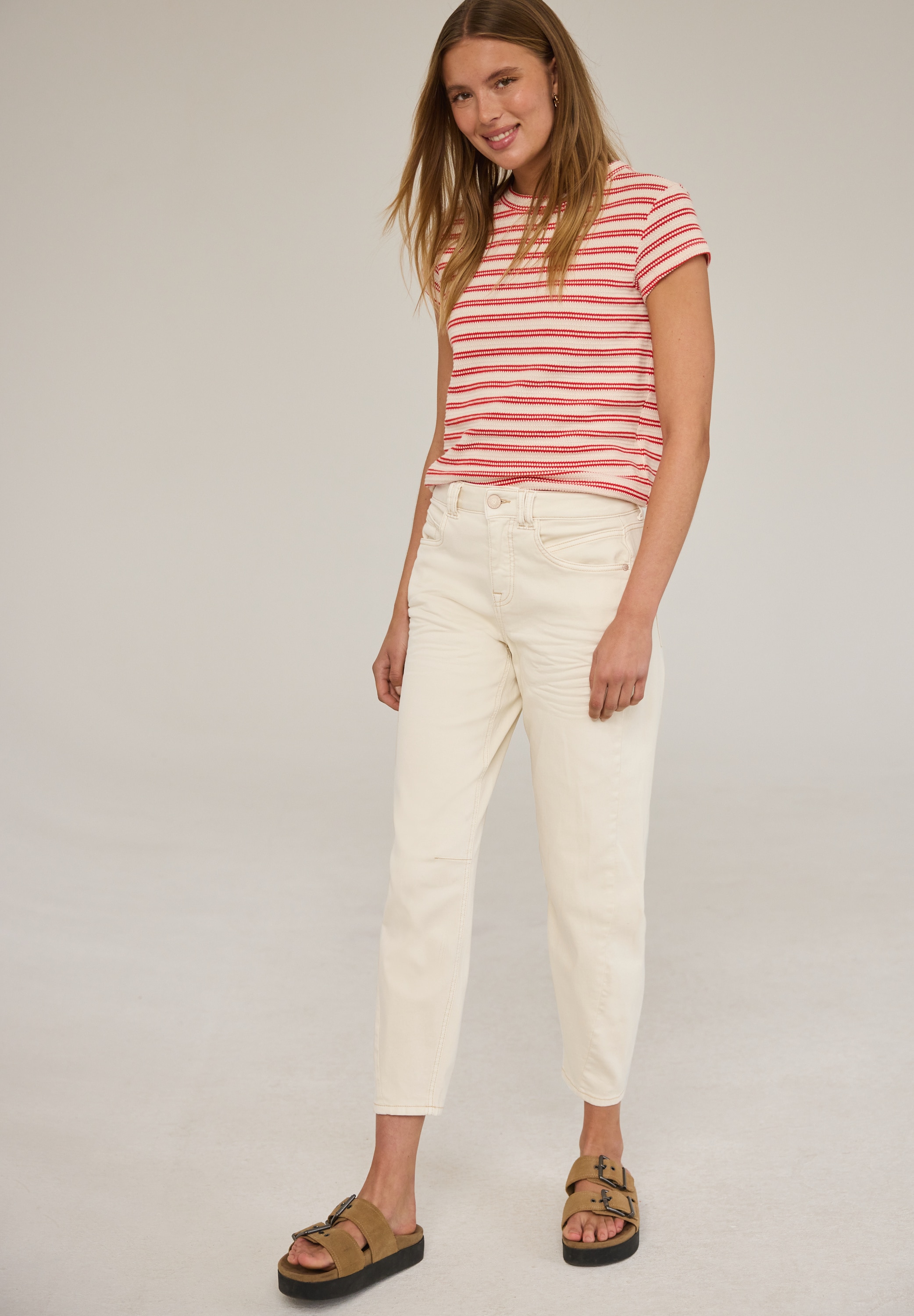 STREET ONE STUDIO Loose-fit-Jeans High Waist
