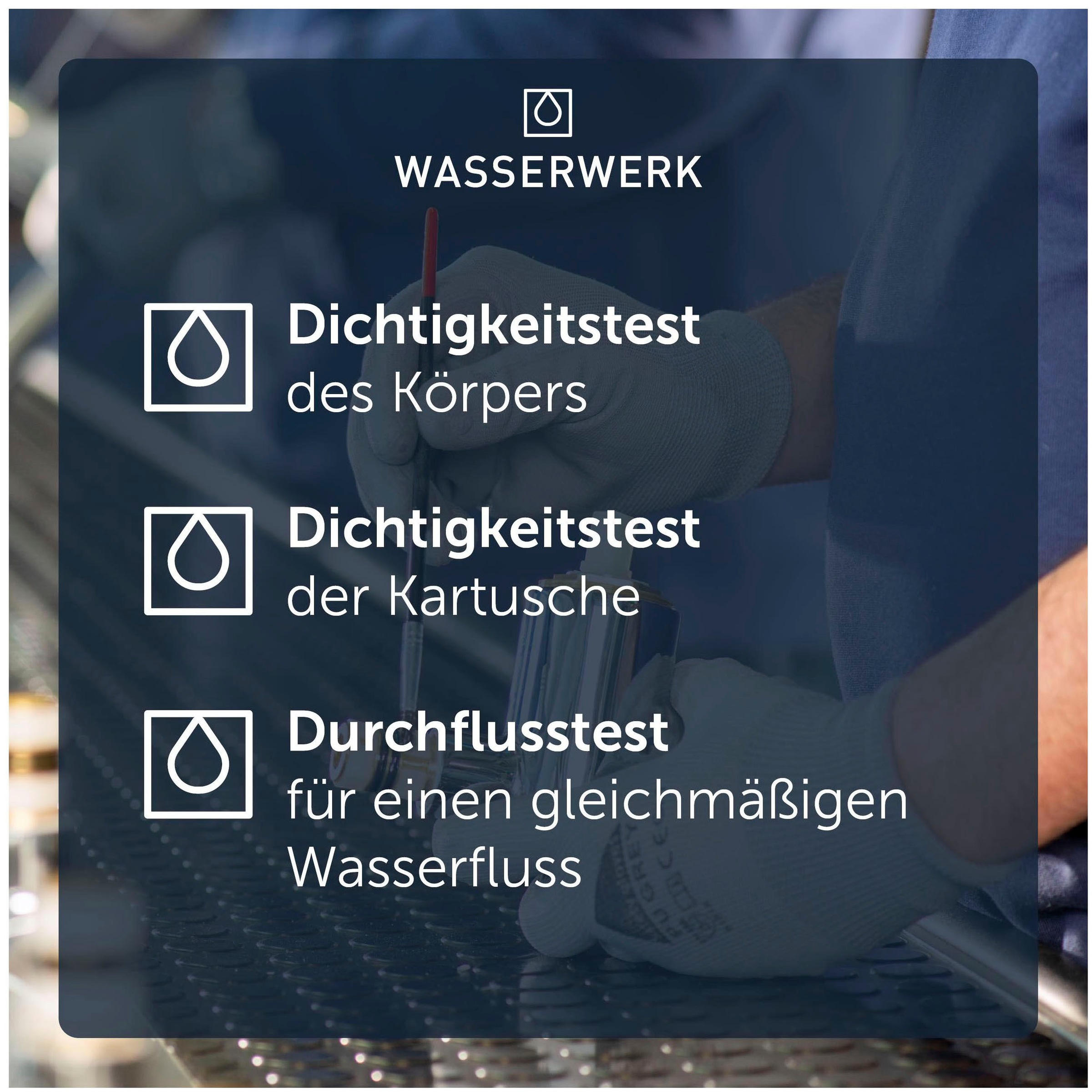 WASSERWERK Waschtischarmatur »WT 14«, inkl. Popup, 360° schwenkbar, geräuscharm, wassersparend