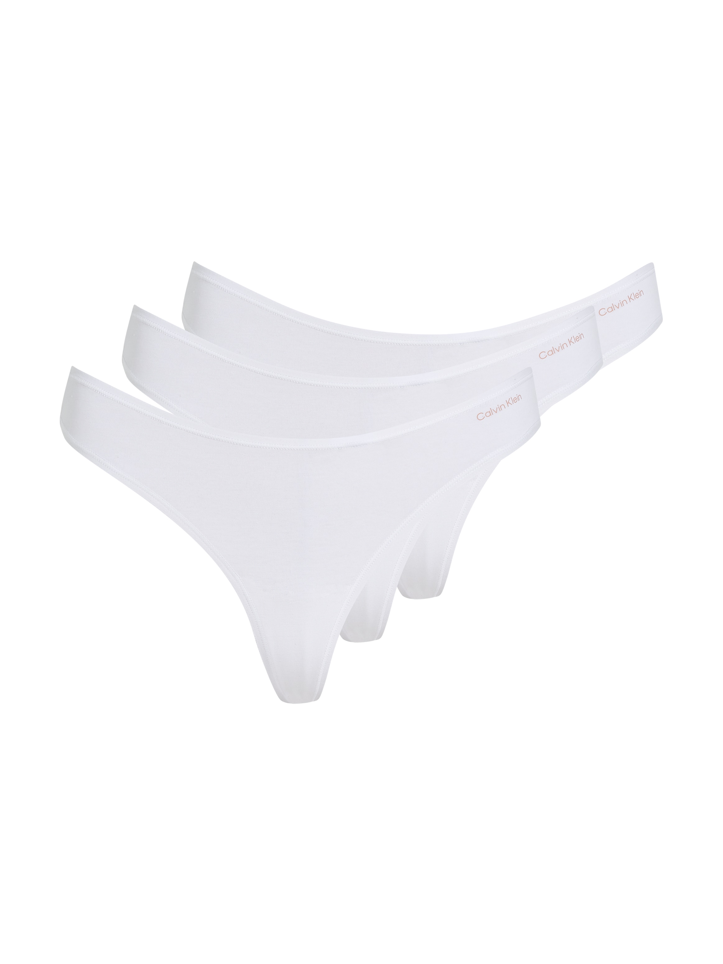Tanga »3 PACK THONG (LOW-RISE)«, (Packung, 3 St., 3er-Pack), mit Markenlabel