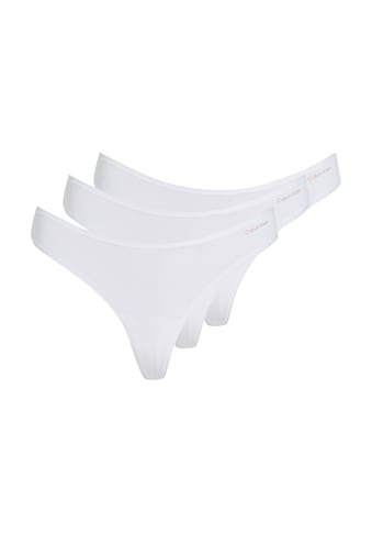 Calvin Klein Underwear Kelnaitės »3 PACK THONG (LOW-RISE)« (P...
