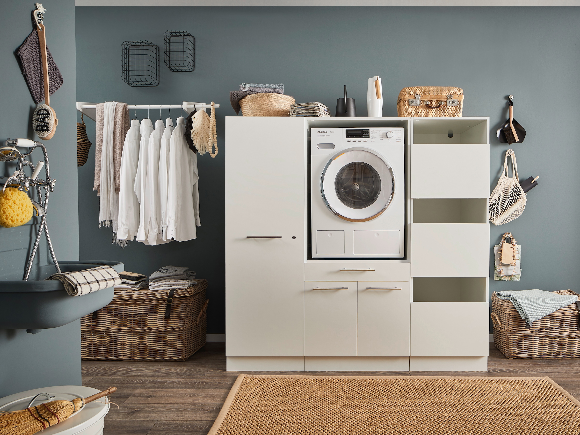 Laundreezy Mehrzweckschrank-Set "LAUNDREEZY LDSK8", Breite 167,5 cm günstig online kaufen