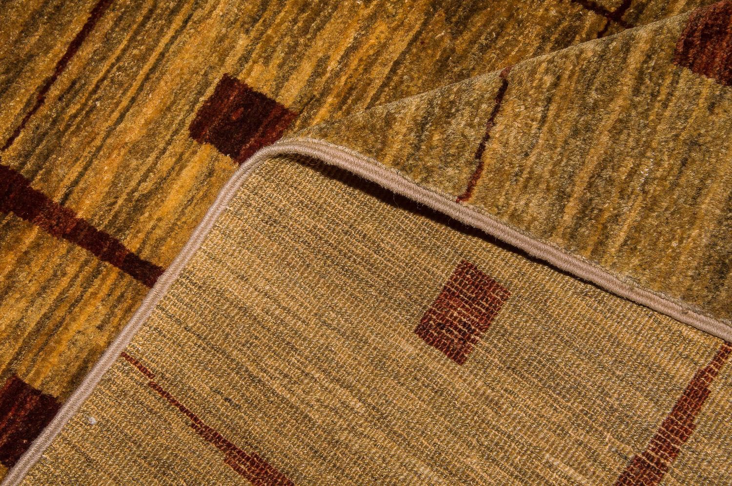 Teppich Wollteppich handgeknüpft rechteckig, »Ziegler handgeknüpft mehrfarbig«, morgenland BAUR Modern |