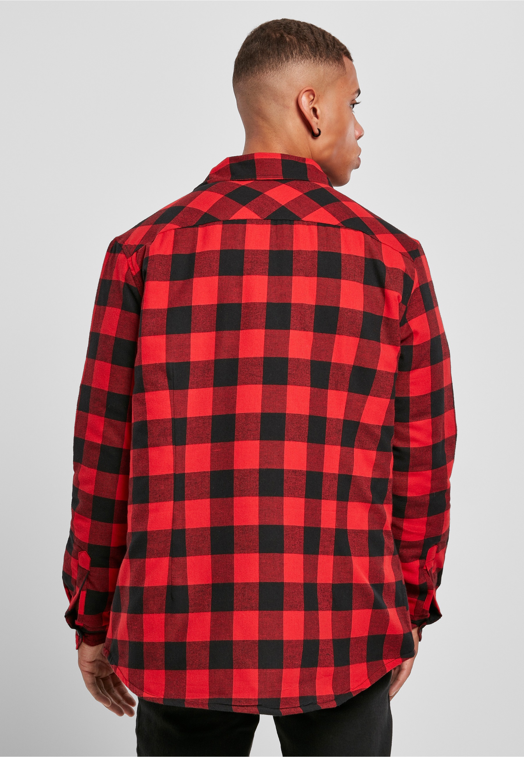 URBAN CLASSICS Langarmhemd »Urban Classics Herren Padded Check Flannel Shirt« 1 Stk.