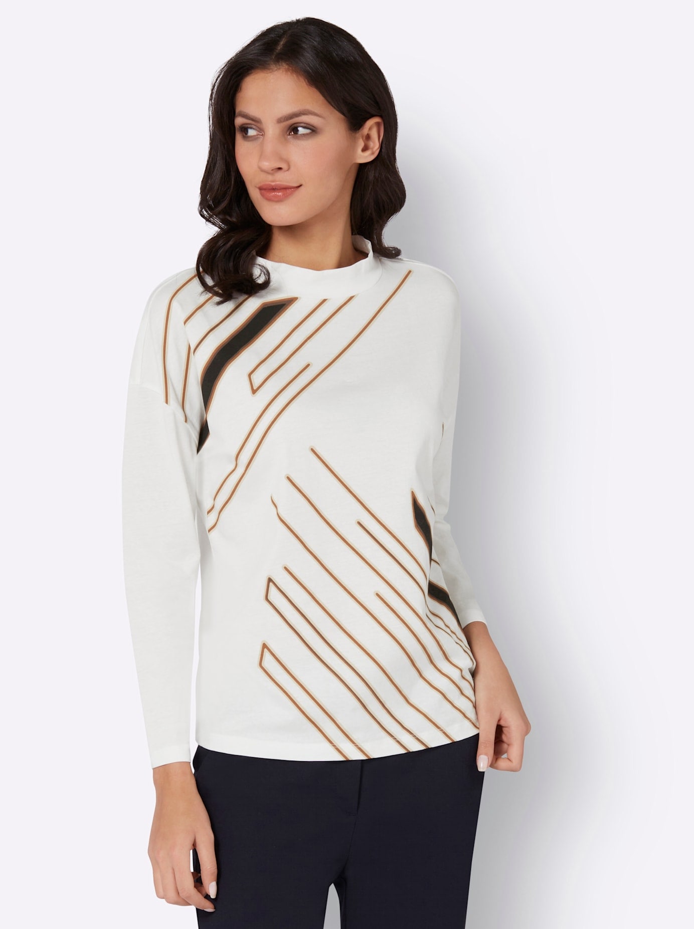 Classic Basics Stehkragenshirt »Stehkragen-Shirt«, (1 tlg.)