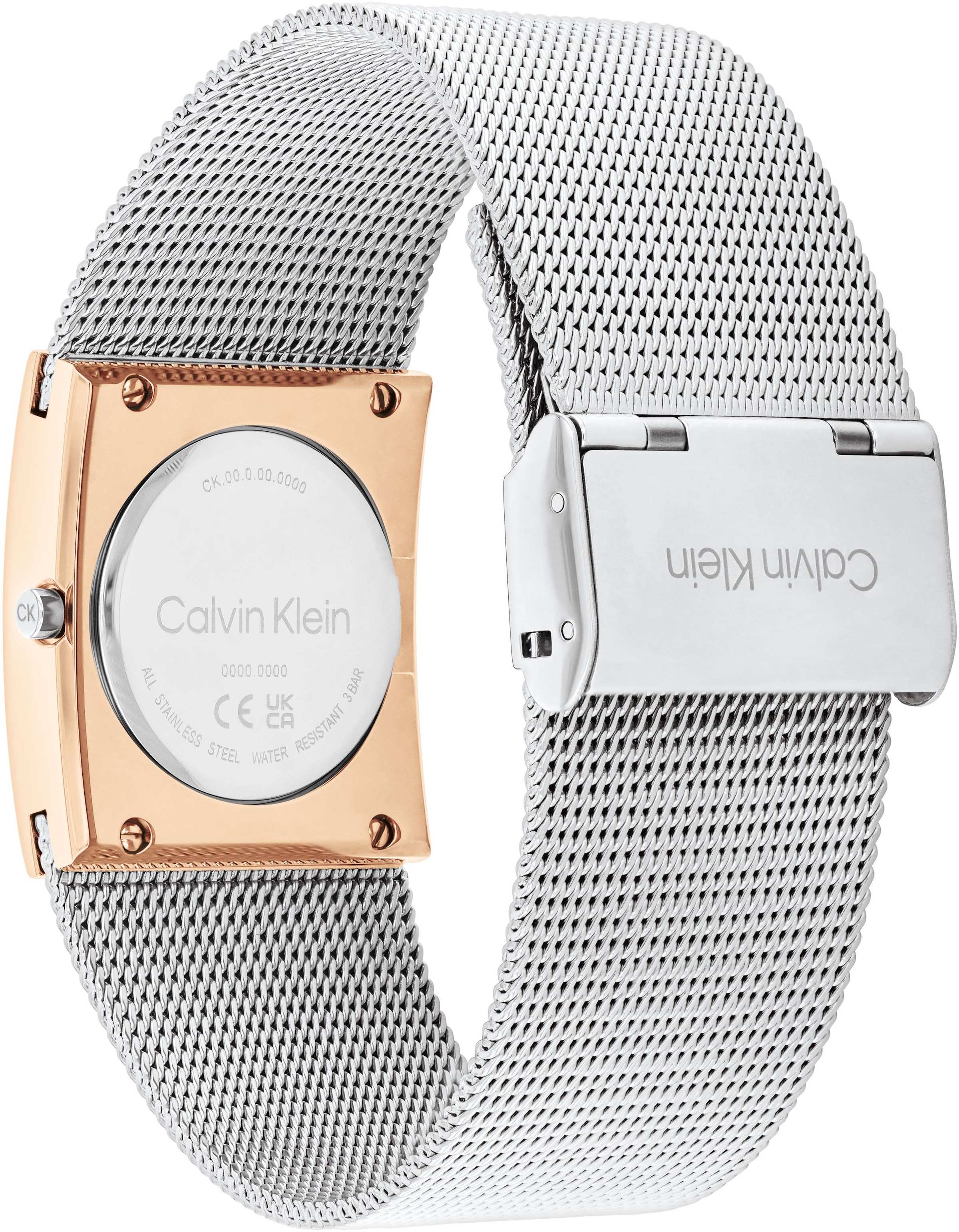 Calvin Klein Quarzuhr »CK PULSE«, Armbanduhr, Damenuhr, analog, Edelstahlarmband