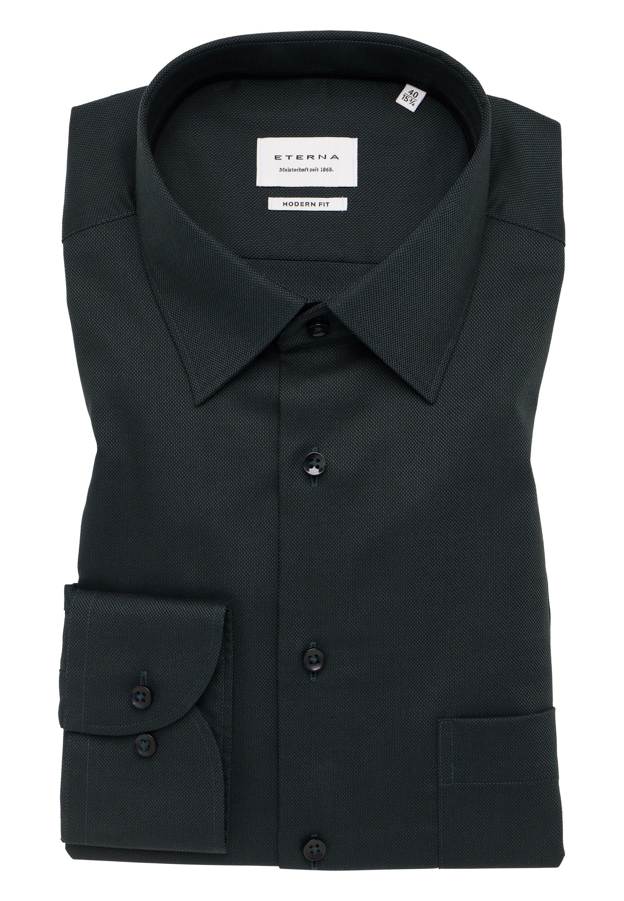 Eterna Langarmhemd »MODERN FIT« NON IRON (bügelfrei)