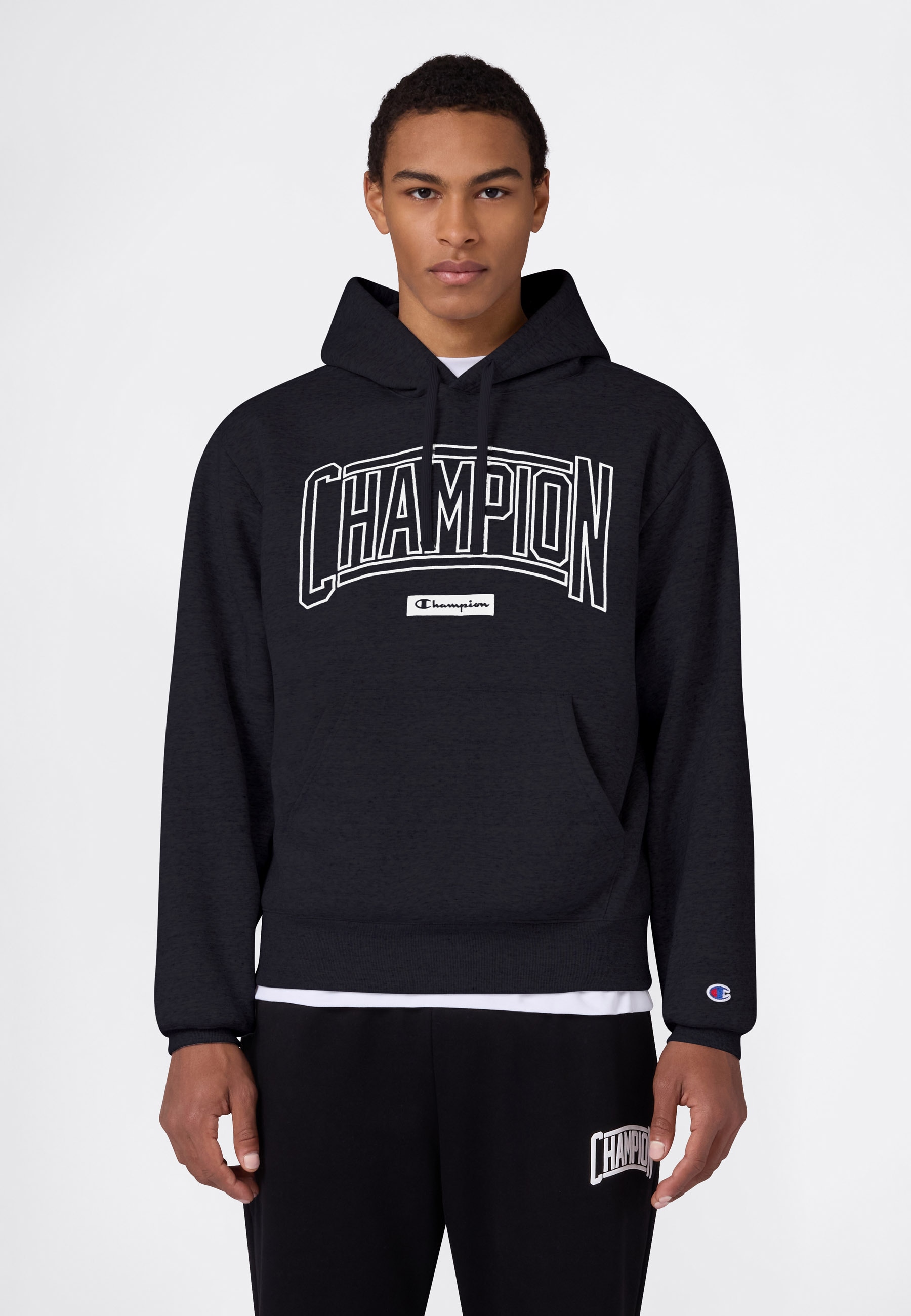 Champion Kapuzensweatshirt "COLLEGE Relax Fit Fleece Hoodie", mit Kordelverschluss, Langarm-Design, gerader Abschluss, normale Länge