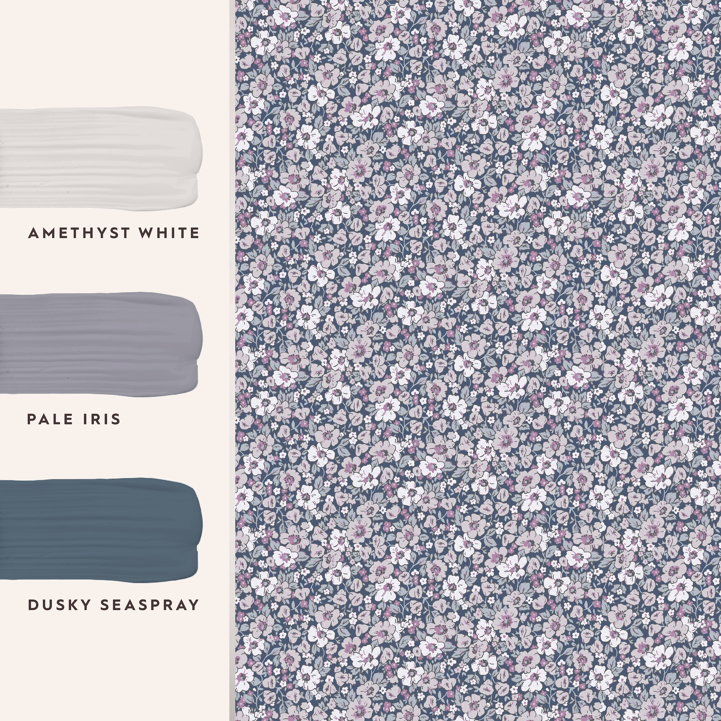 LAURA ASHLEY Vliestapete »Libby Purple«, 10mx52cm