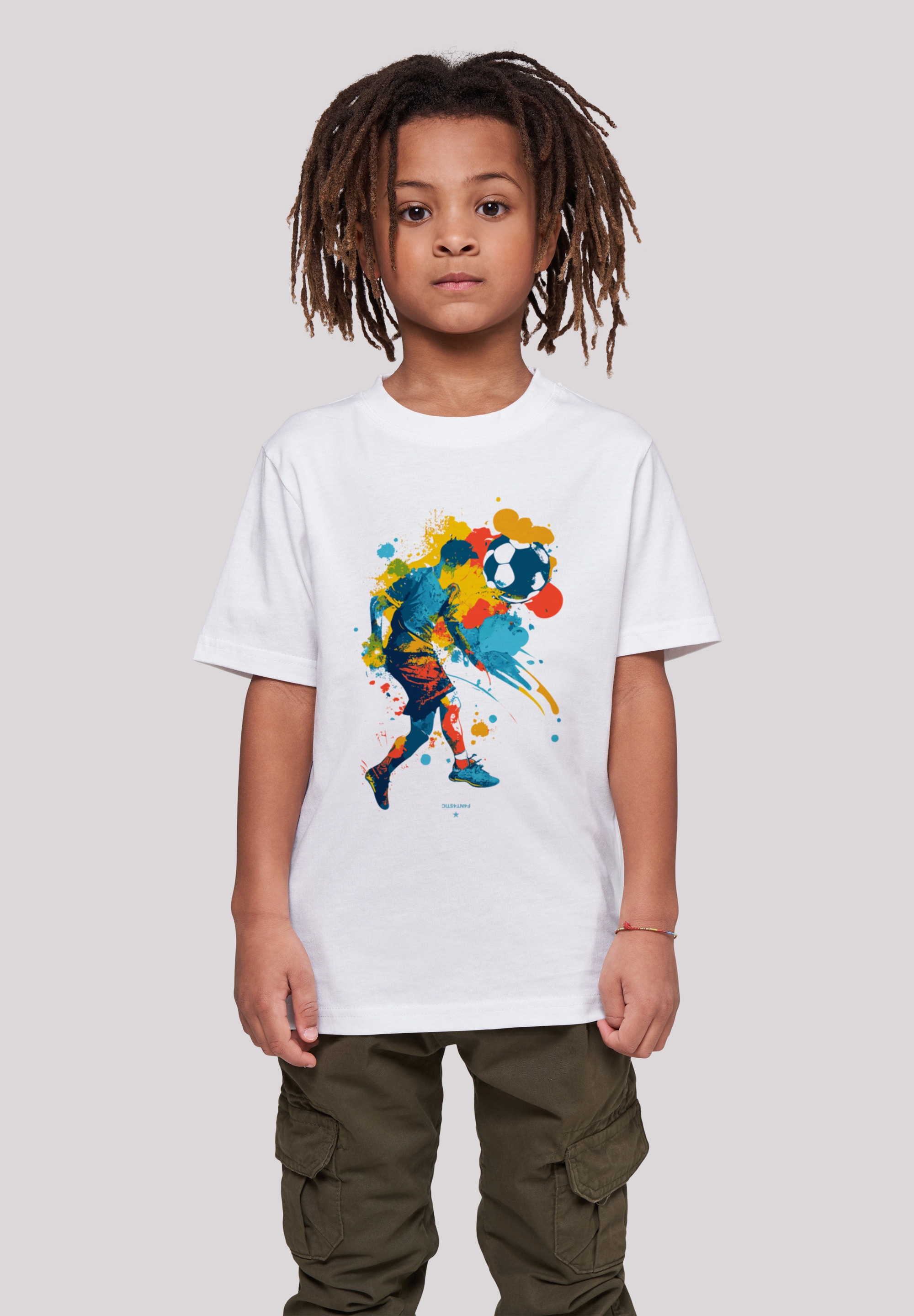 F4NT4STIC T-Shirt »Fußballer«, Print