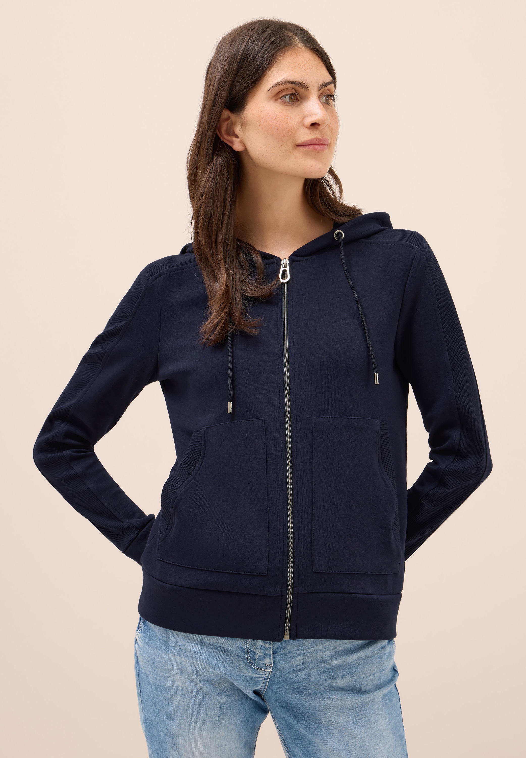 Cecil Sweatjacke, mit Kapuze günstig online kaufen