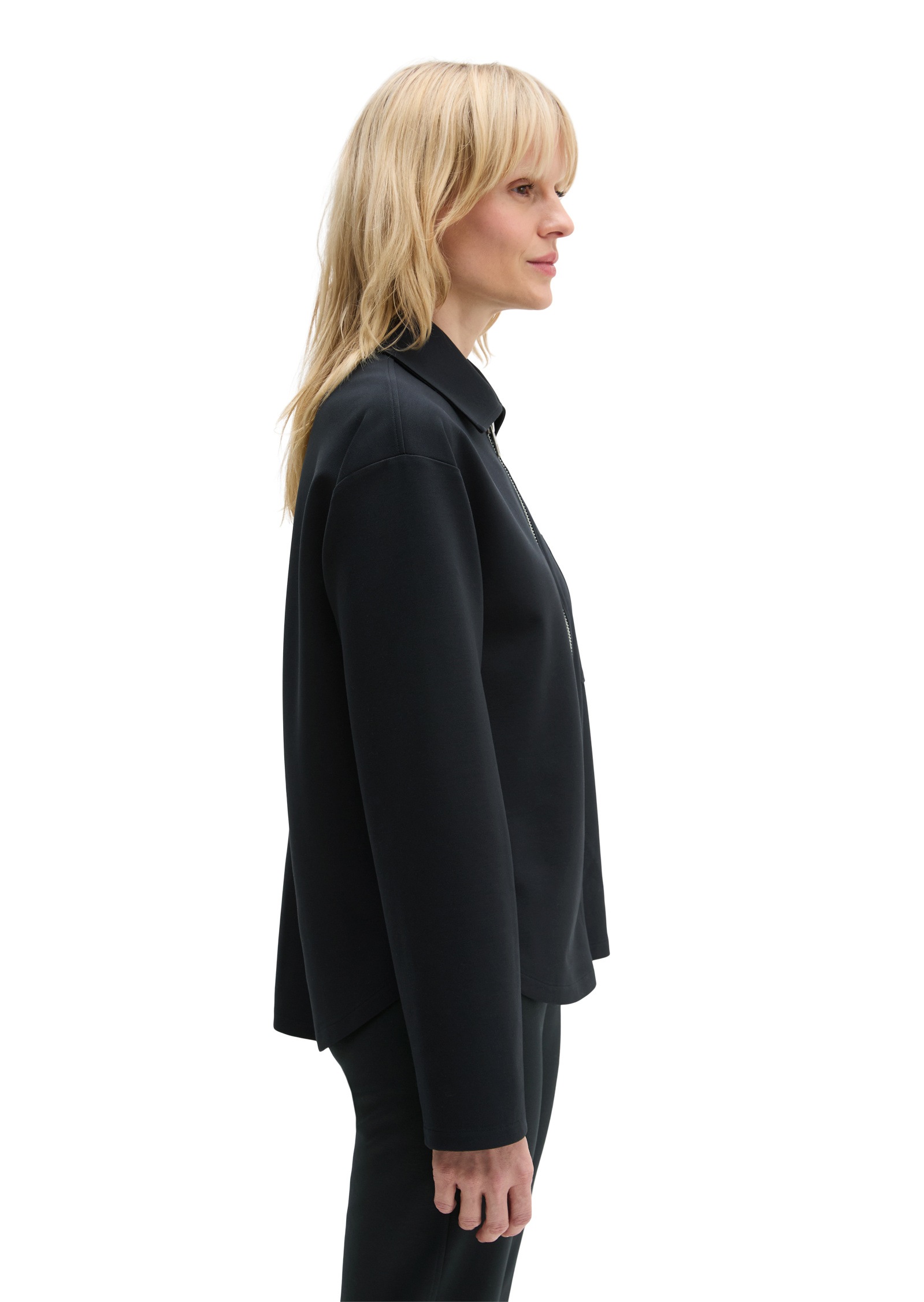 Marc OPolo Sweatjacke "aus Punto di Roma-Jersey" günstig online kaufen